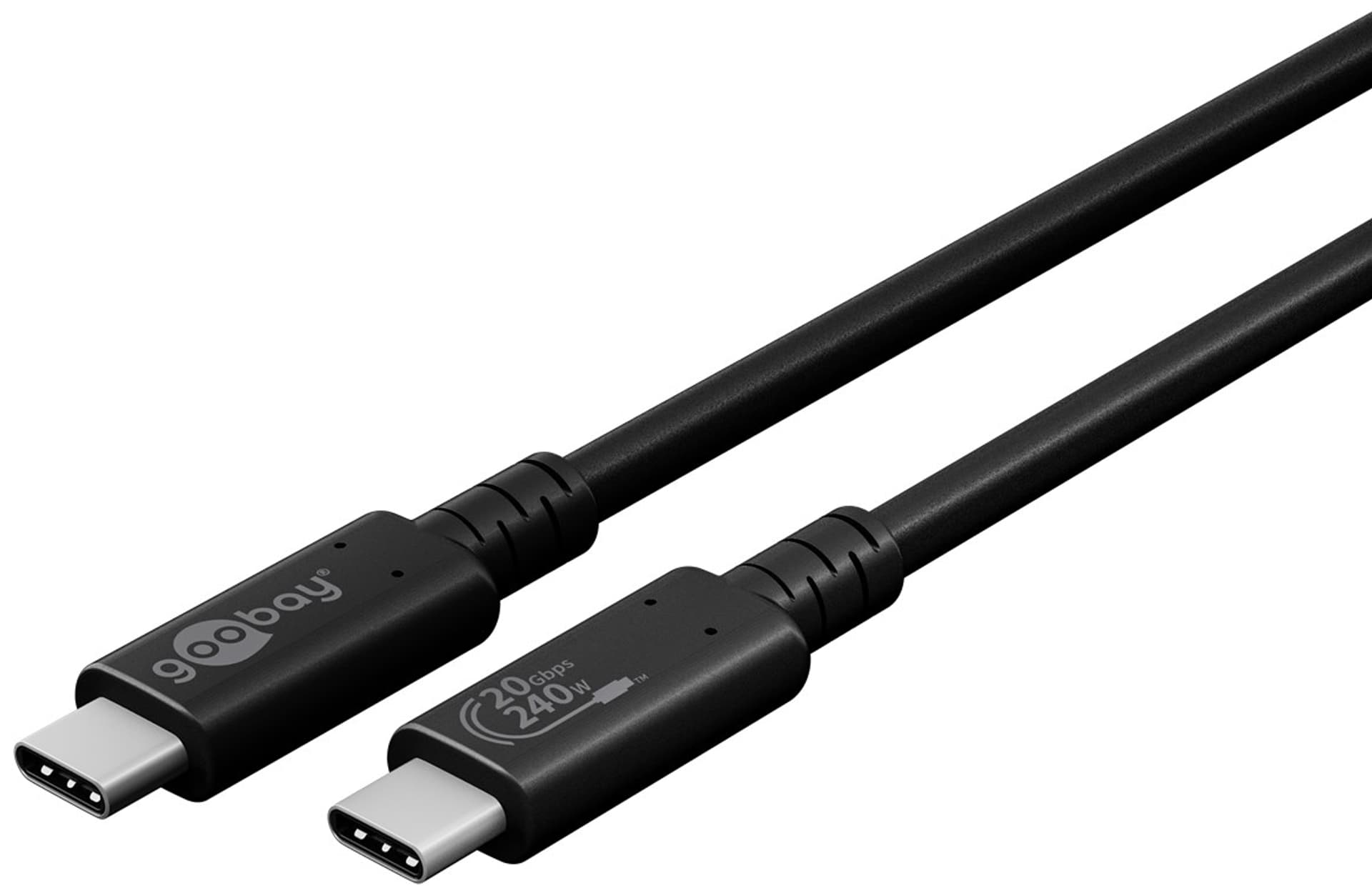 

Kabel USB-C USB4 Gen 2x2 20 Gb/s 240W Goobay 2m