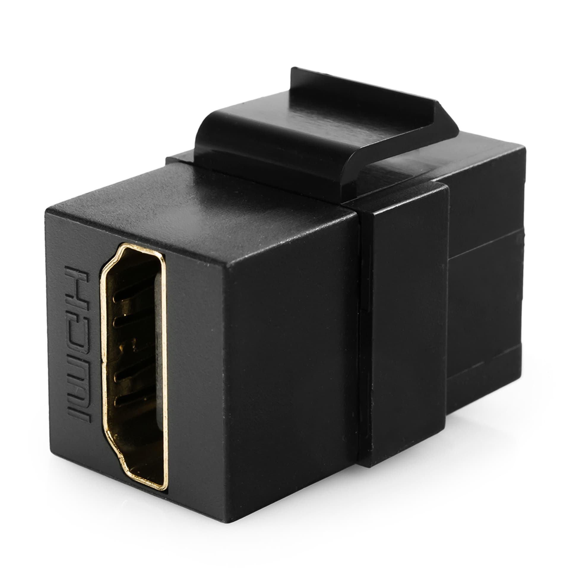 

Złącze Keystone HDMI - HDMI beczka czarne