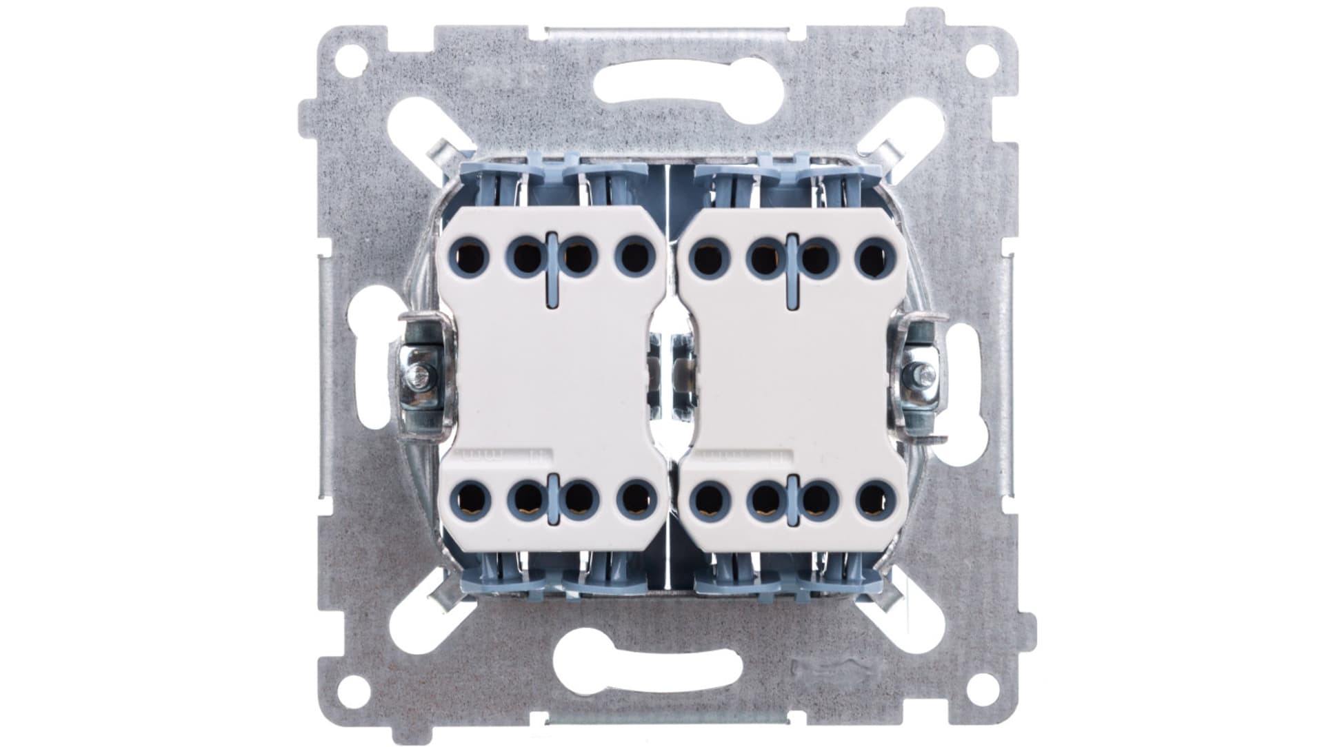 

Simon 54 Łącznik krzyżowy podwójny mechanizm 10AX 250V SW7/2XM