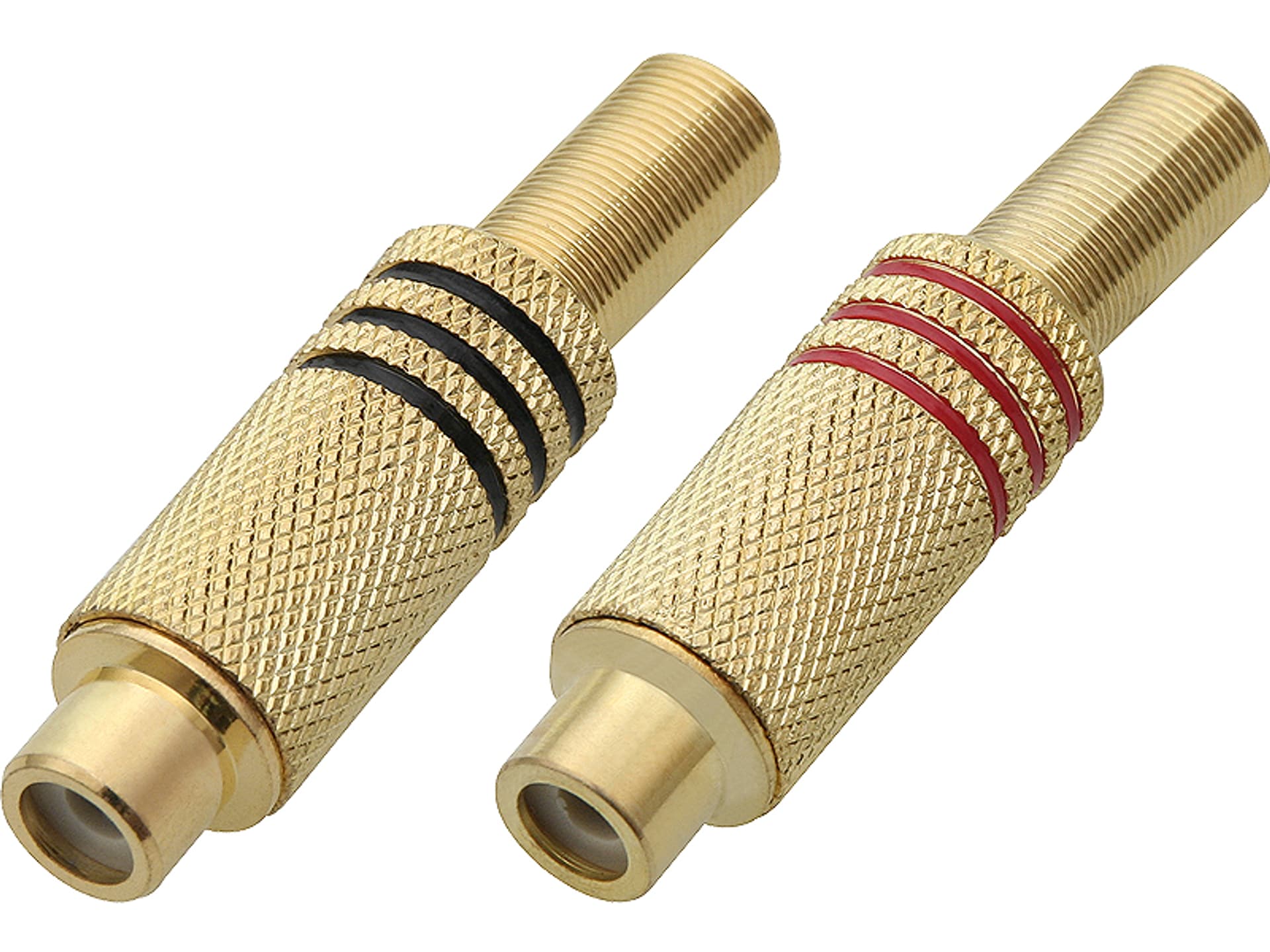 

Gn.RCA-na kabel ZŁOTE DUŻE(czar-czerw)