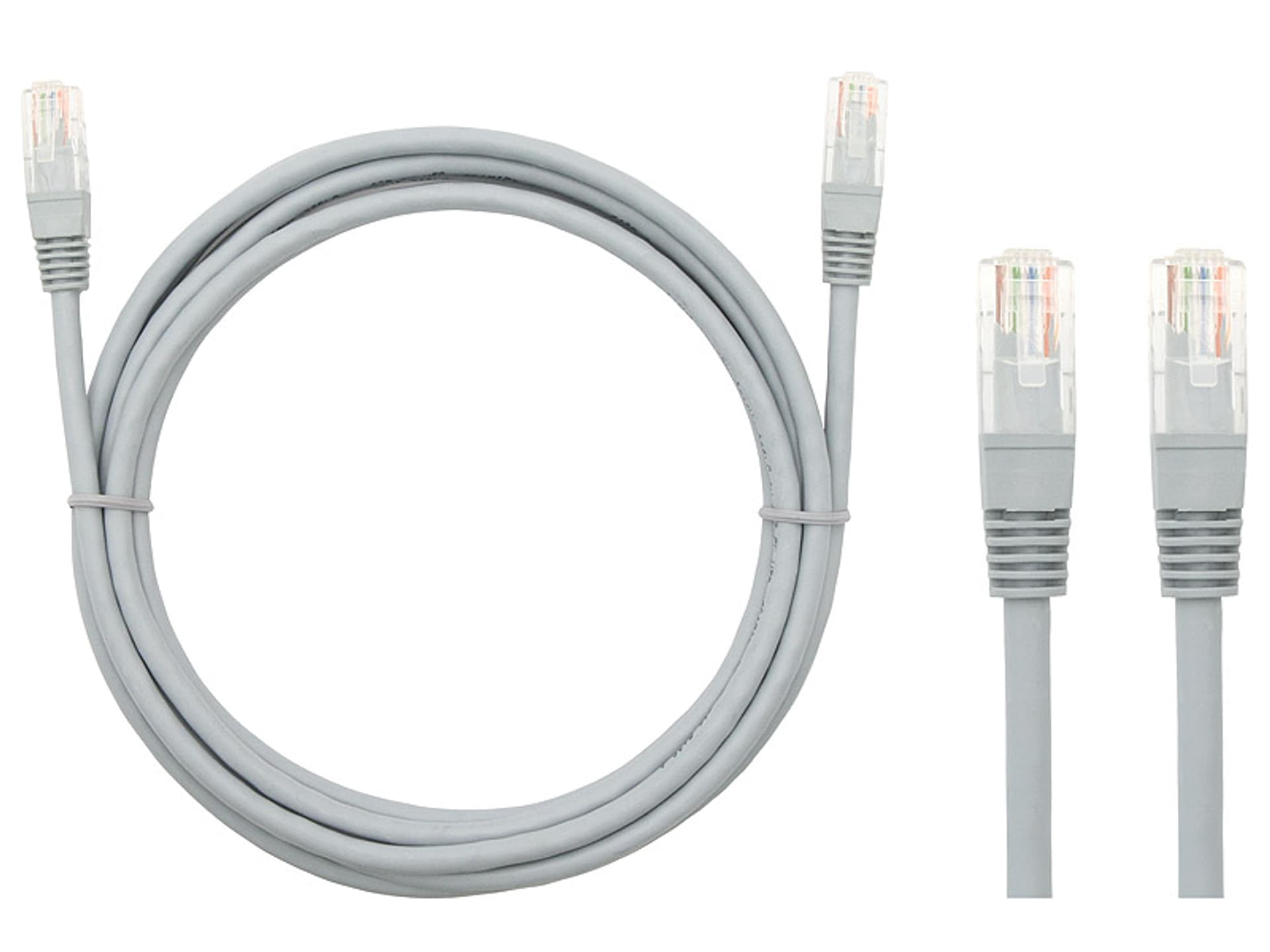 

2755# Przyłącze patchcord utp 1,0m szary