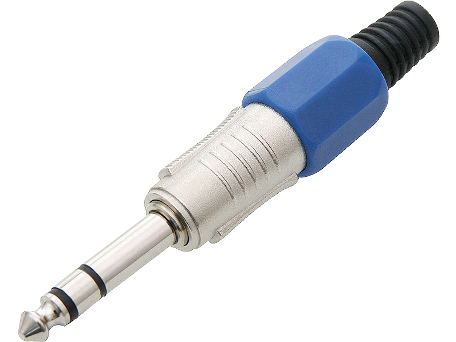 

10 szt. Wt.Jack 6,3 ST METAL NIEBIESKI HQ (1PH)