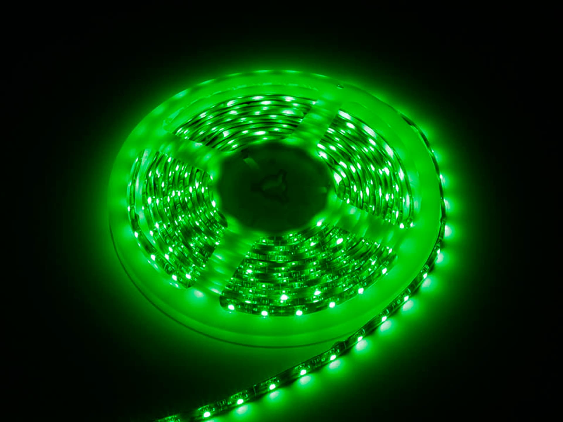 

70-860# Taśma led zielony 3528 5m/300wodoodp+dc