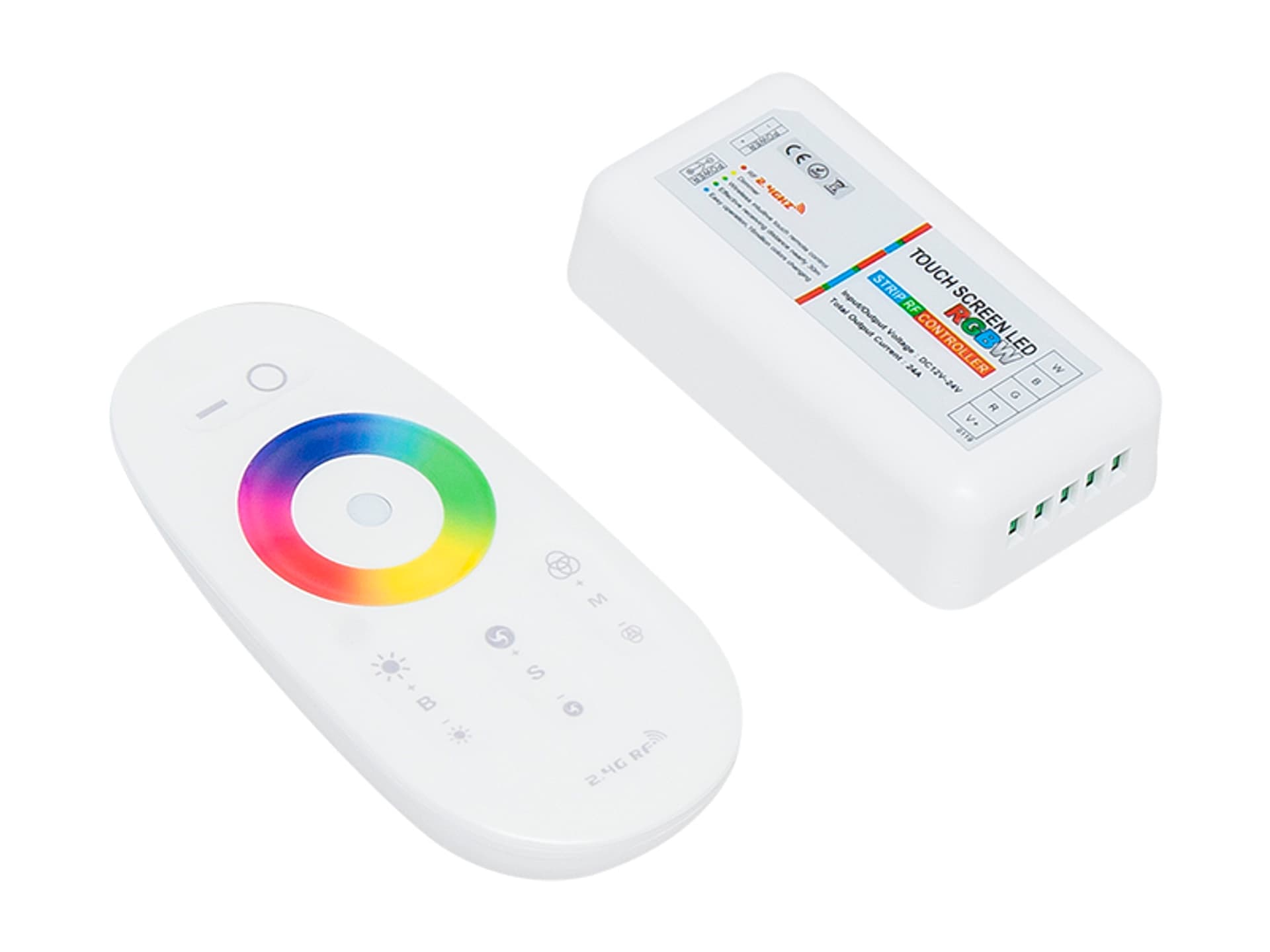 

70-789# Sterownik rgb+w 120w z pilotem rf+ściemn