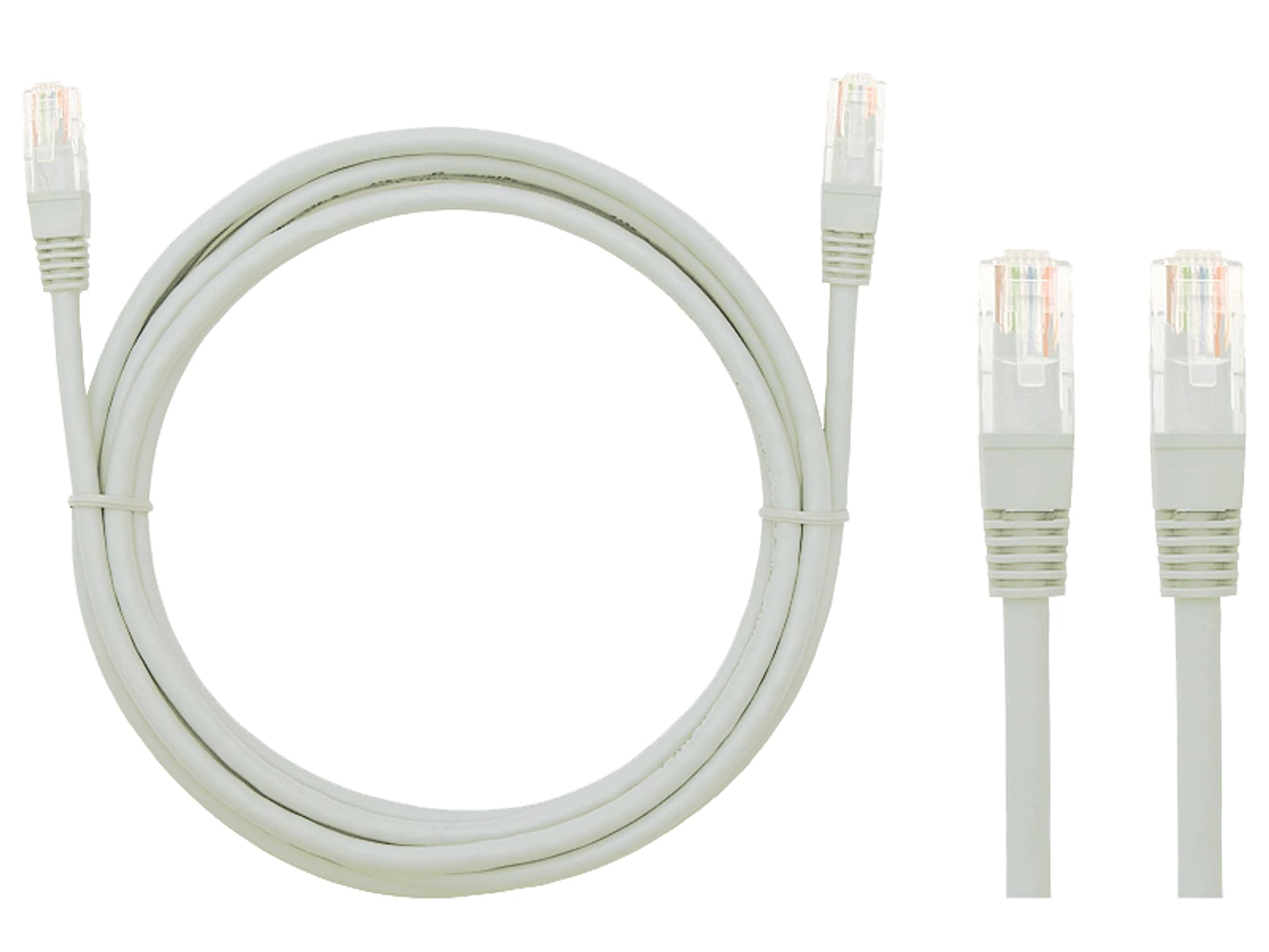 

3784# Przyłącze patchcord utp 5,0m szary`