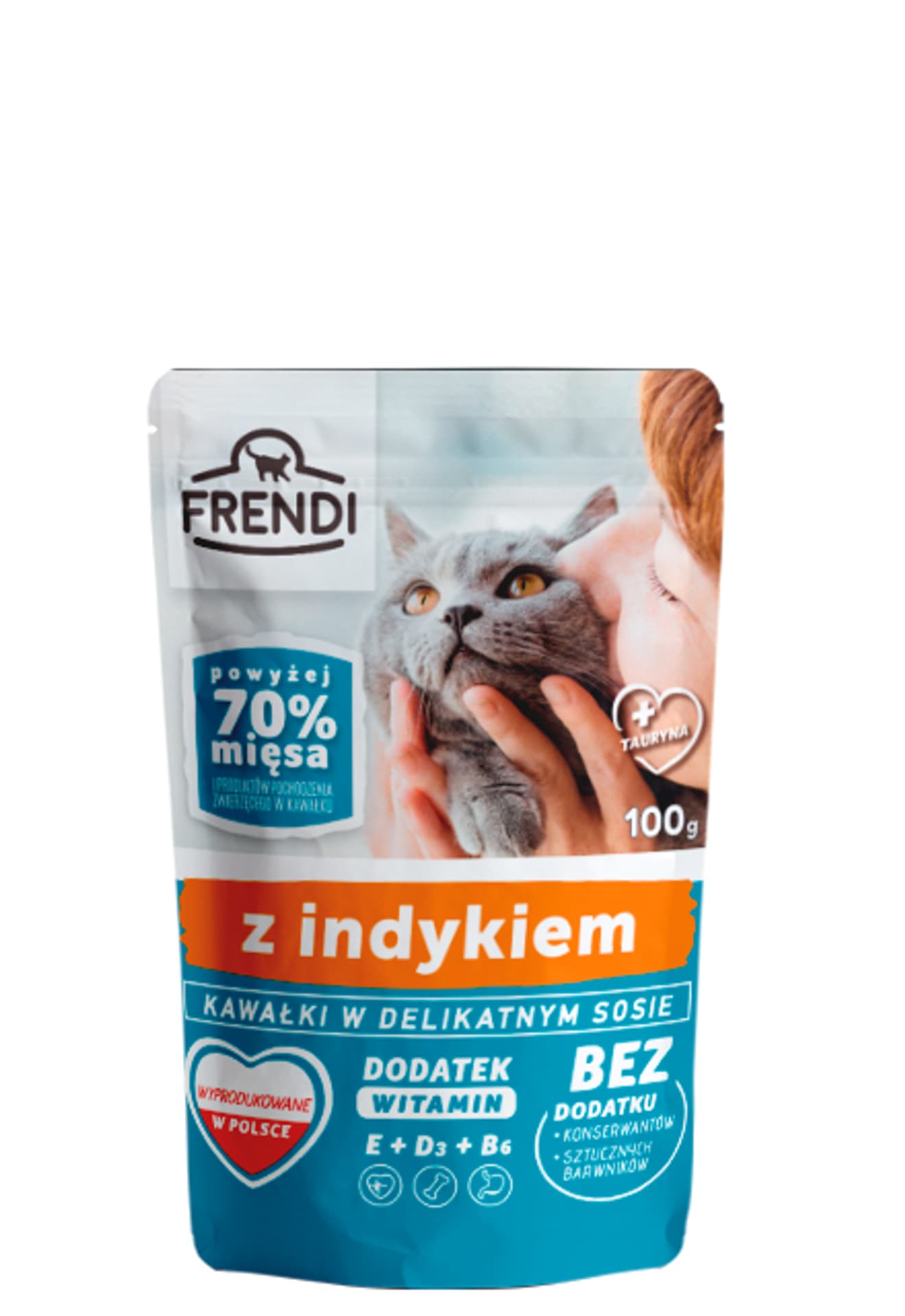 

FRENDI Kawałki w sosie z indykiem 100g