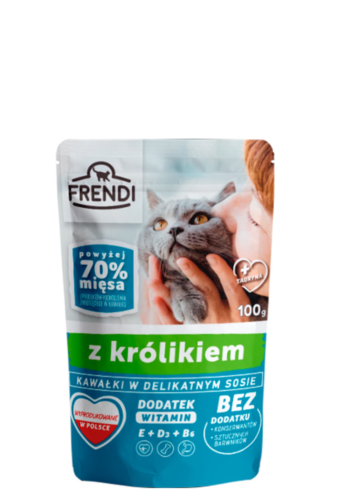 

FRENDI Kawałki w sosie z królikiem 100g