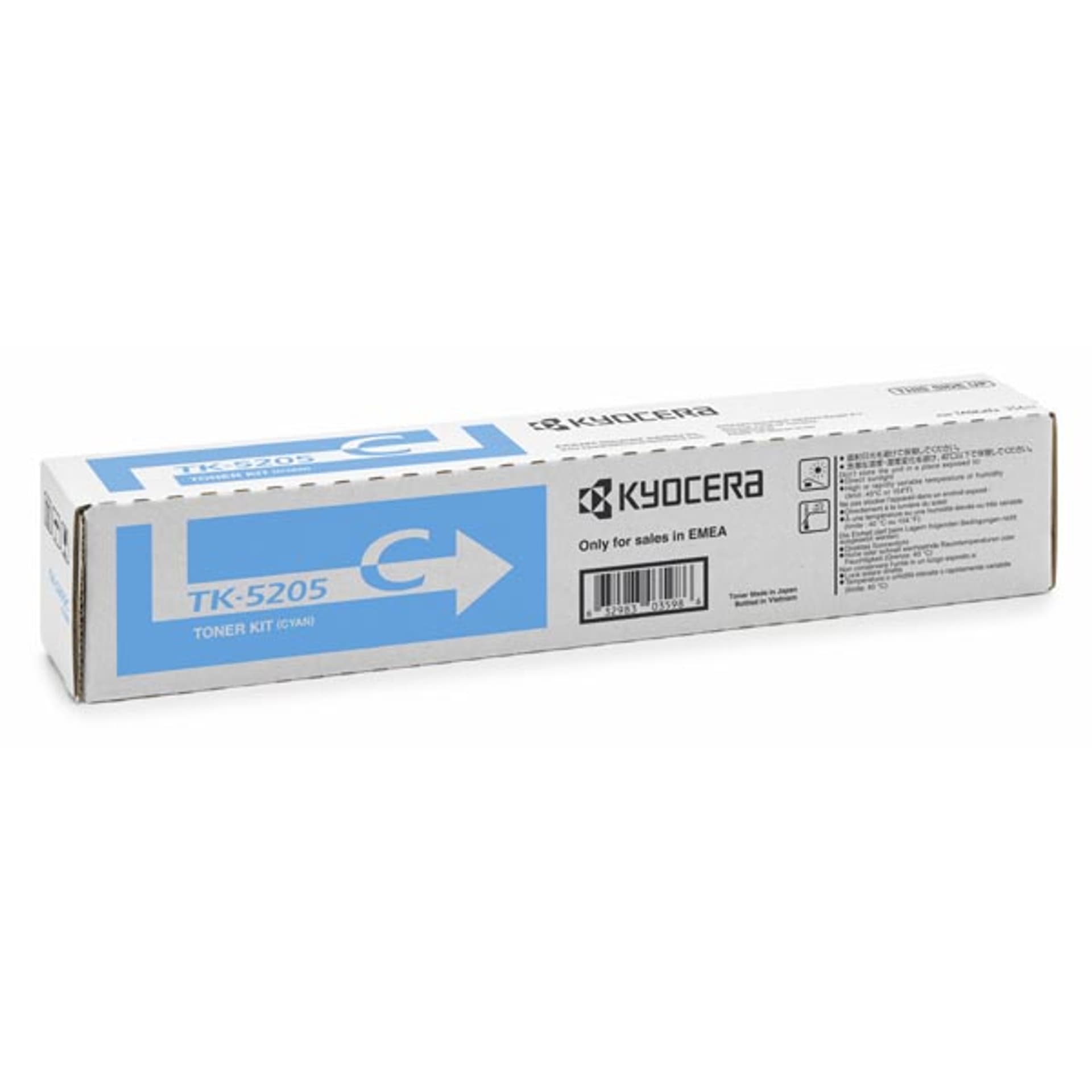 

Kyocera oryginalny toner TK-5205C, cyan, 12000s, 1T02R5CNL0, Kyocera TASKalfa 356ci, O