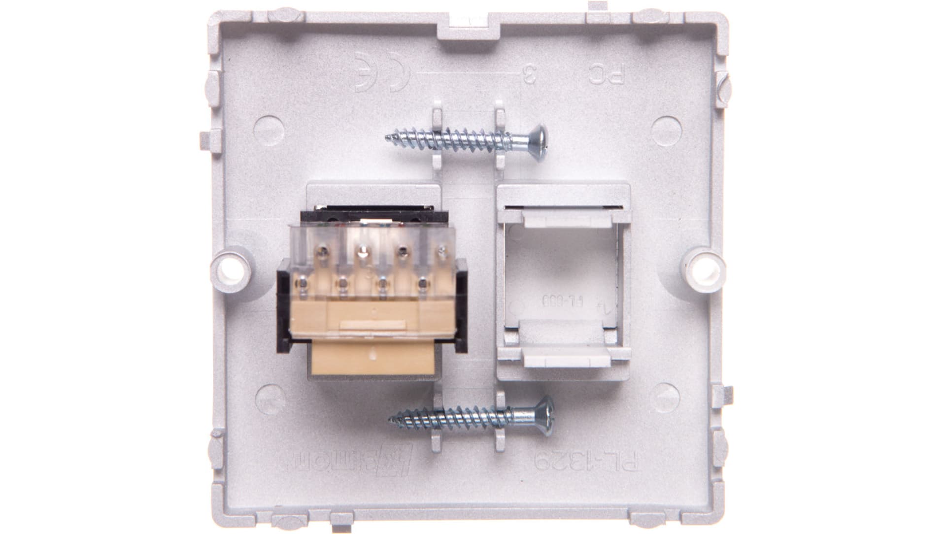 

Simon Basic Gniazdo telefoniczne RJ11 srebrny mat BMTF1.02/43