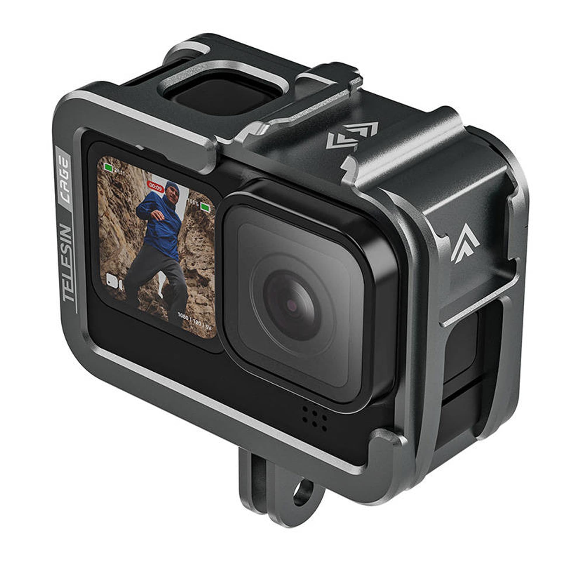 

Alumuniowa obudowa zabezpieczająca Telesin do GoPro Hero 11 / 10 / 9