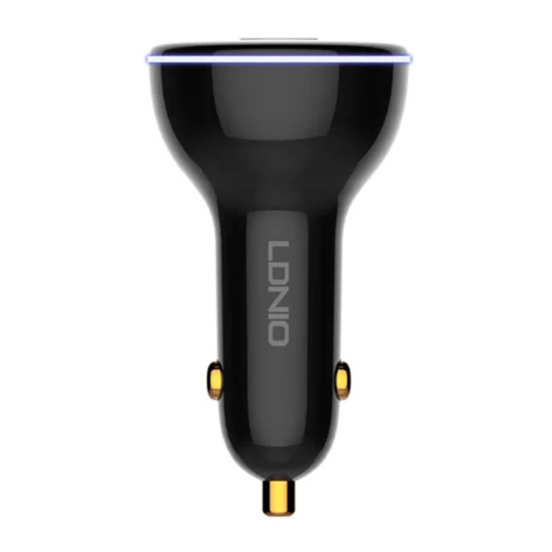 

Ładowarka samochodowa LDNIO C102, USB + 2x USB-C, 160W + kabel USB do USB-C (czarna)