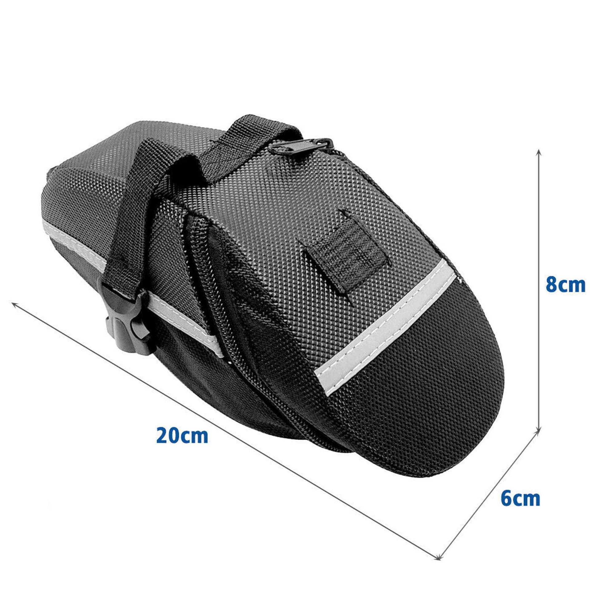 

Etui torba rowerowa pod siodełko sakwa na rower 1.5l czarne