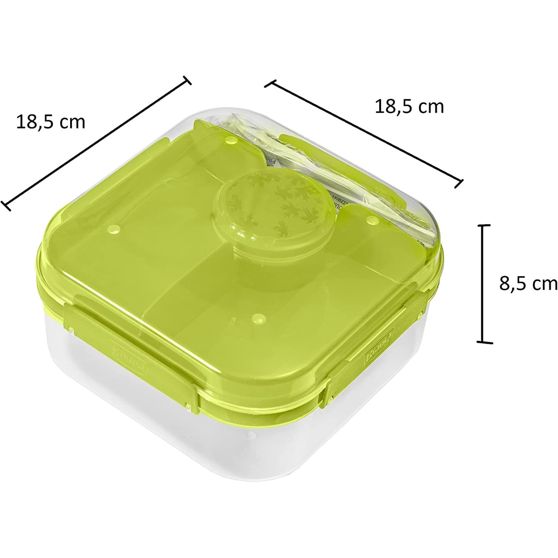 

Pojemnik śniadaniowy Lido 1,6l zielony Branq