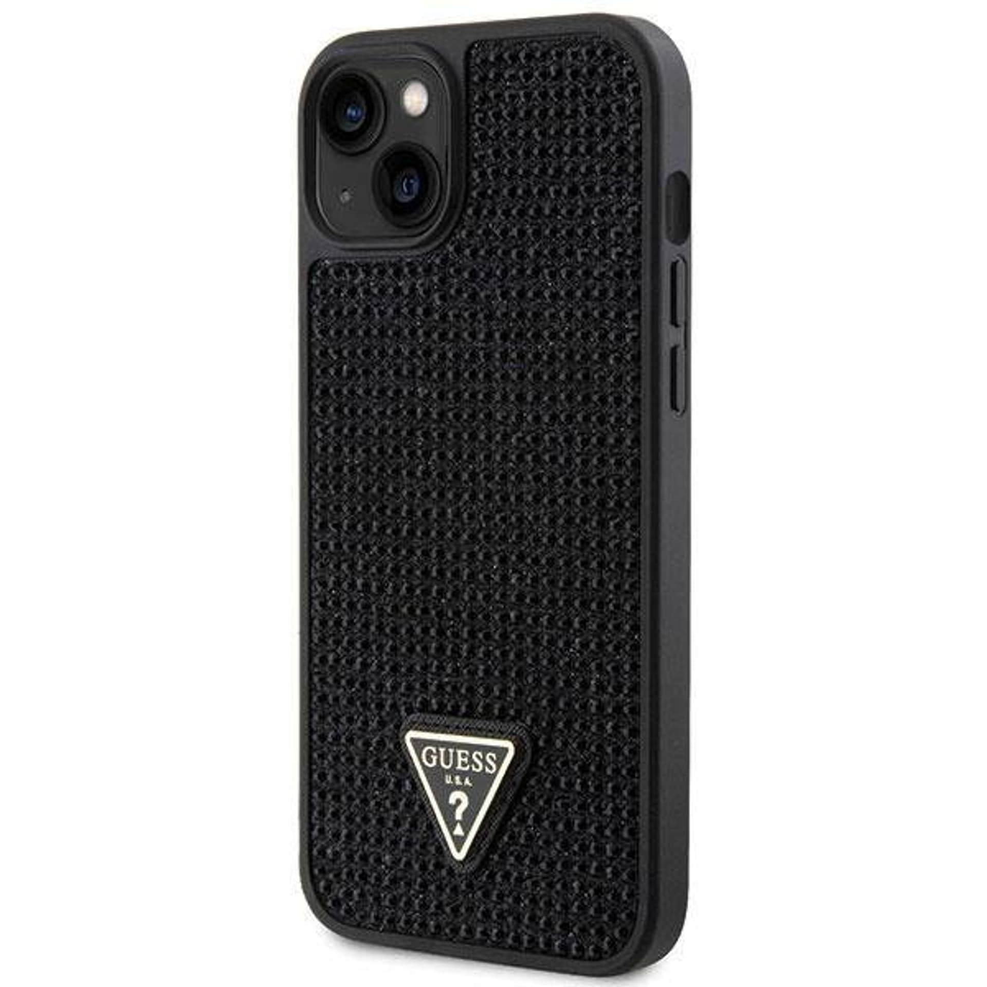 

Oryginalne Etui IPHONE 14 PLUS Guess Hardcase Rhinestone Triangle (GUHCP14MHDGTPK) czarne, Guhcp14mhdgtpk) czarn