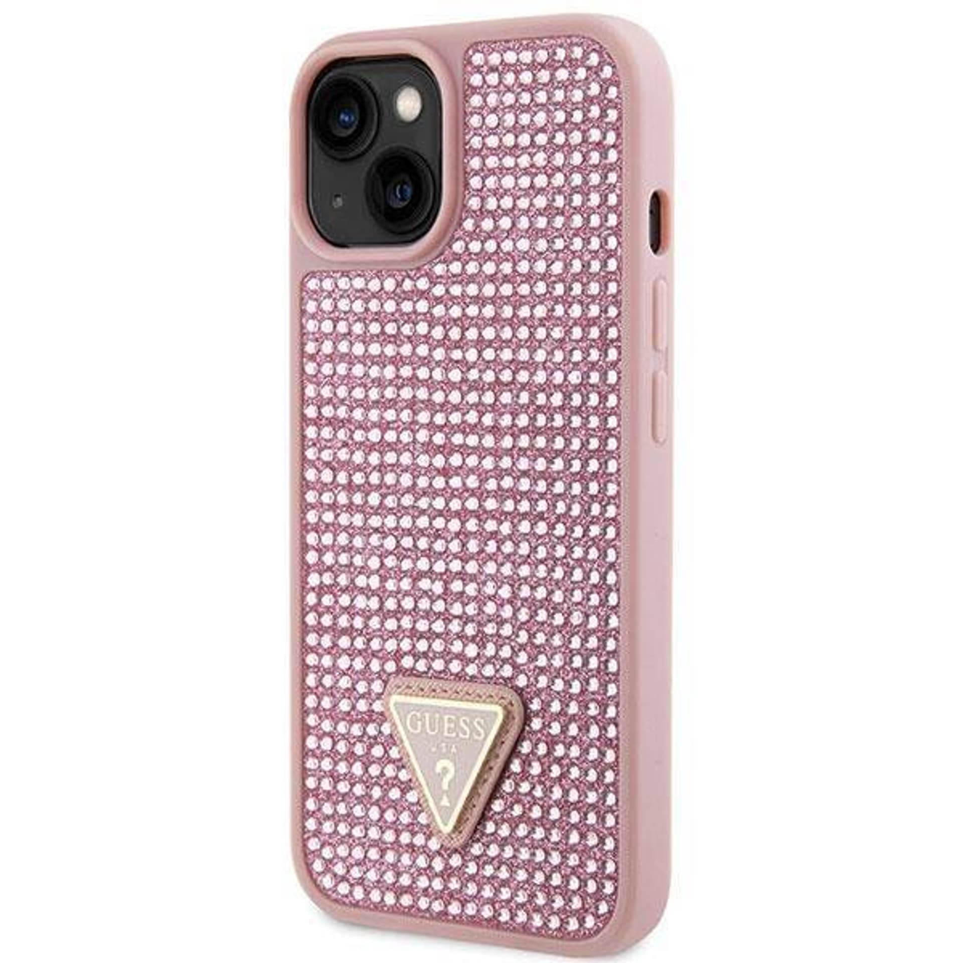 

Oryginalne Etui IPHONE 14 PLUS Guess Hardcase Rhinestone Triangle (GUHCP14MHDGTPP) różowe, Guhcp14mhdgtpp) różow