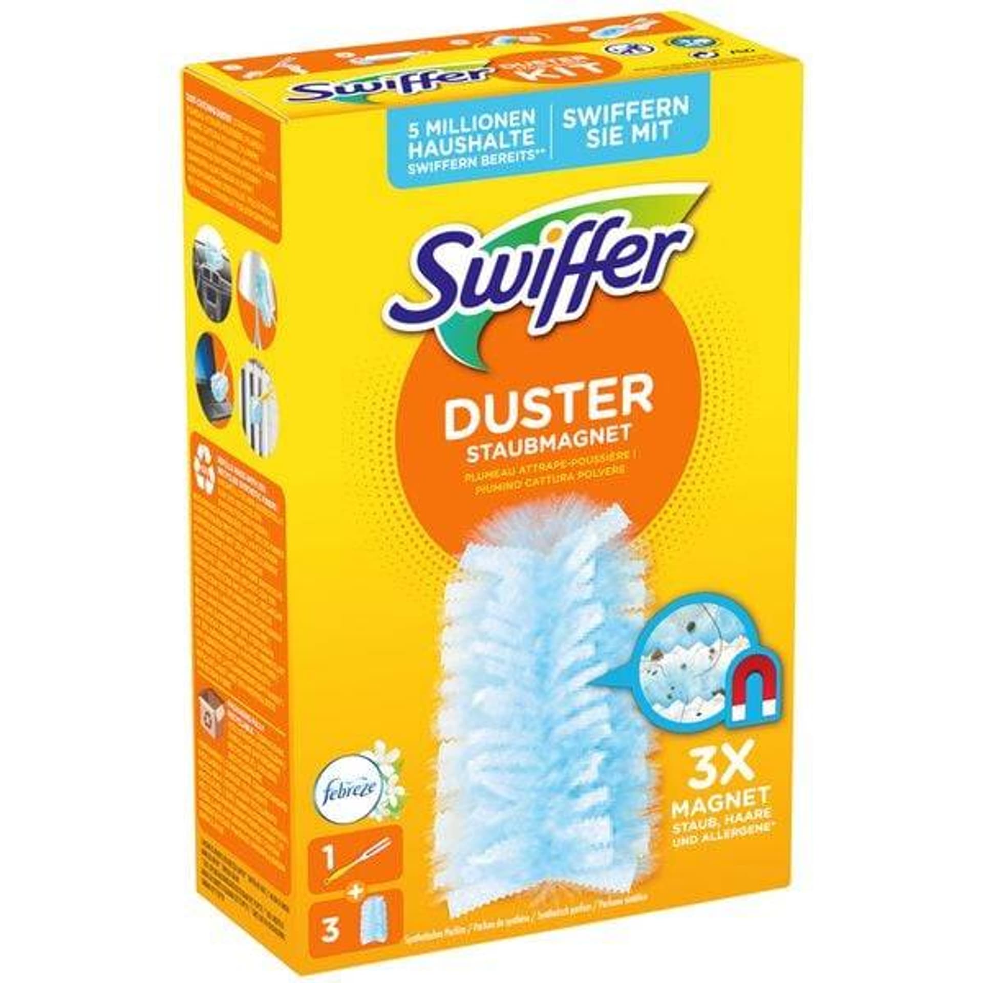 

Swiffer Zestaw Startowy Uchwyt + 3 ściereczki Febreze