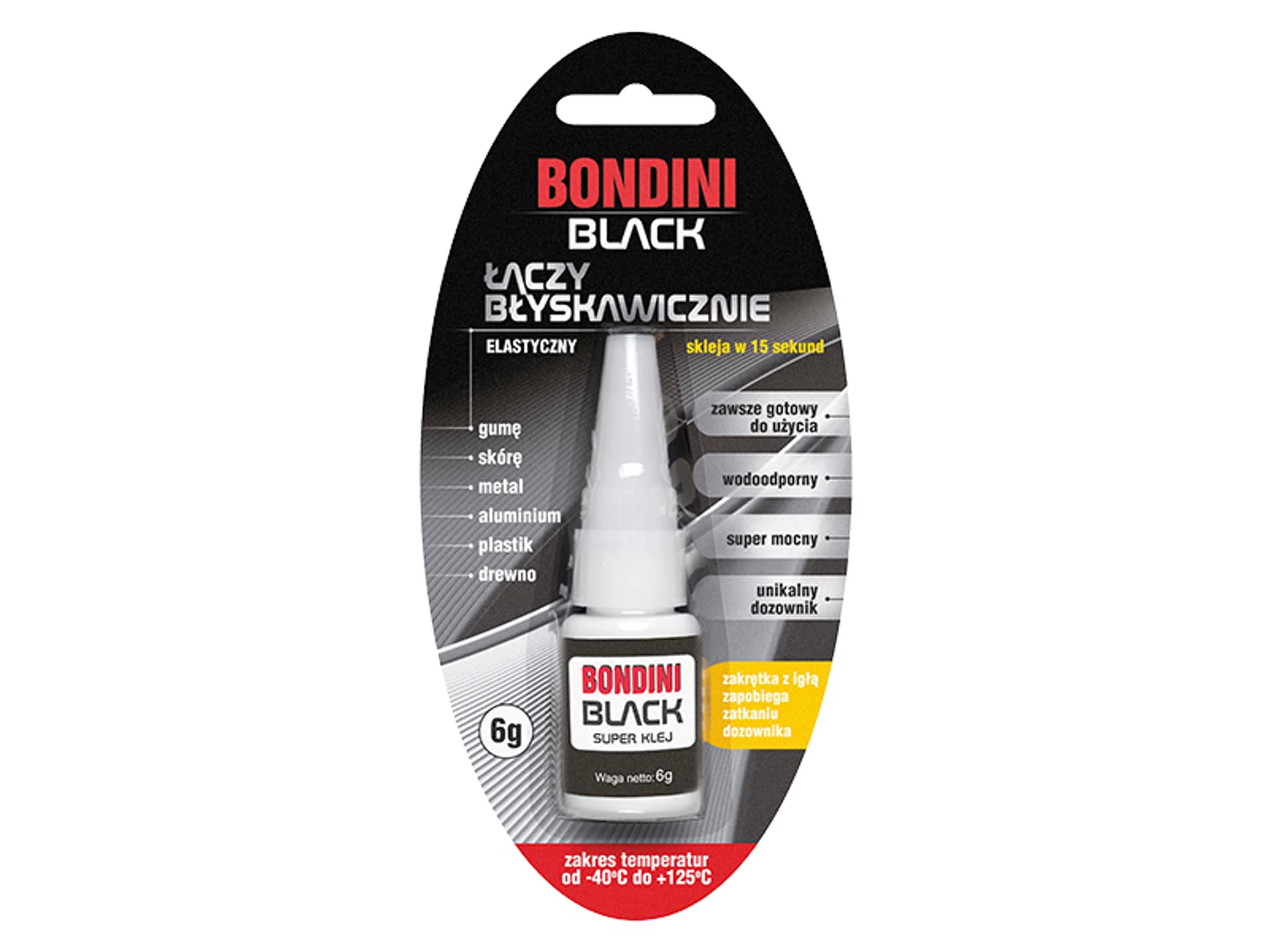 

52-162# Bondini - klej bondini plus czarny 6g