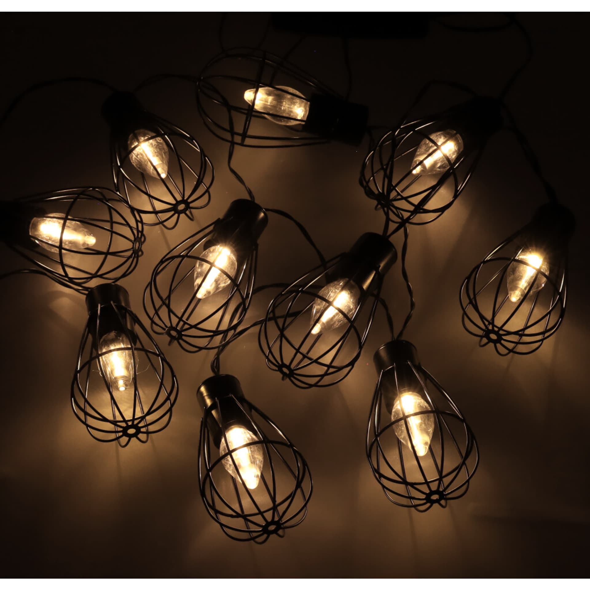 

Lampki ogrodowe solarne żarówki girlanda loft 10LED
