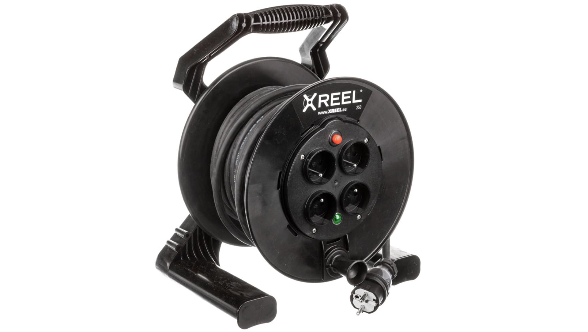 

Przedłużacz bębnowy XREEL 20mb H05RR-F 3x2,5 IP20 4xGS 230V 92501T48223