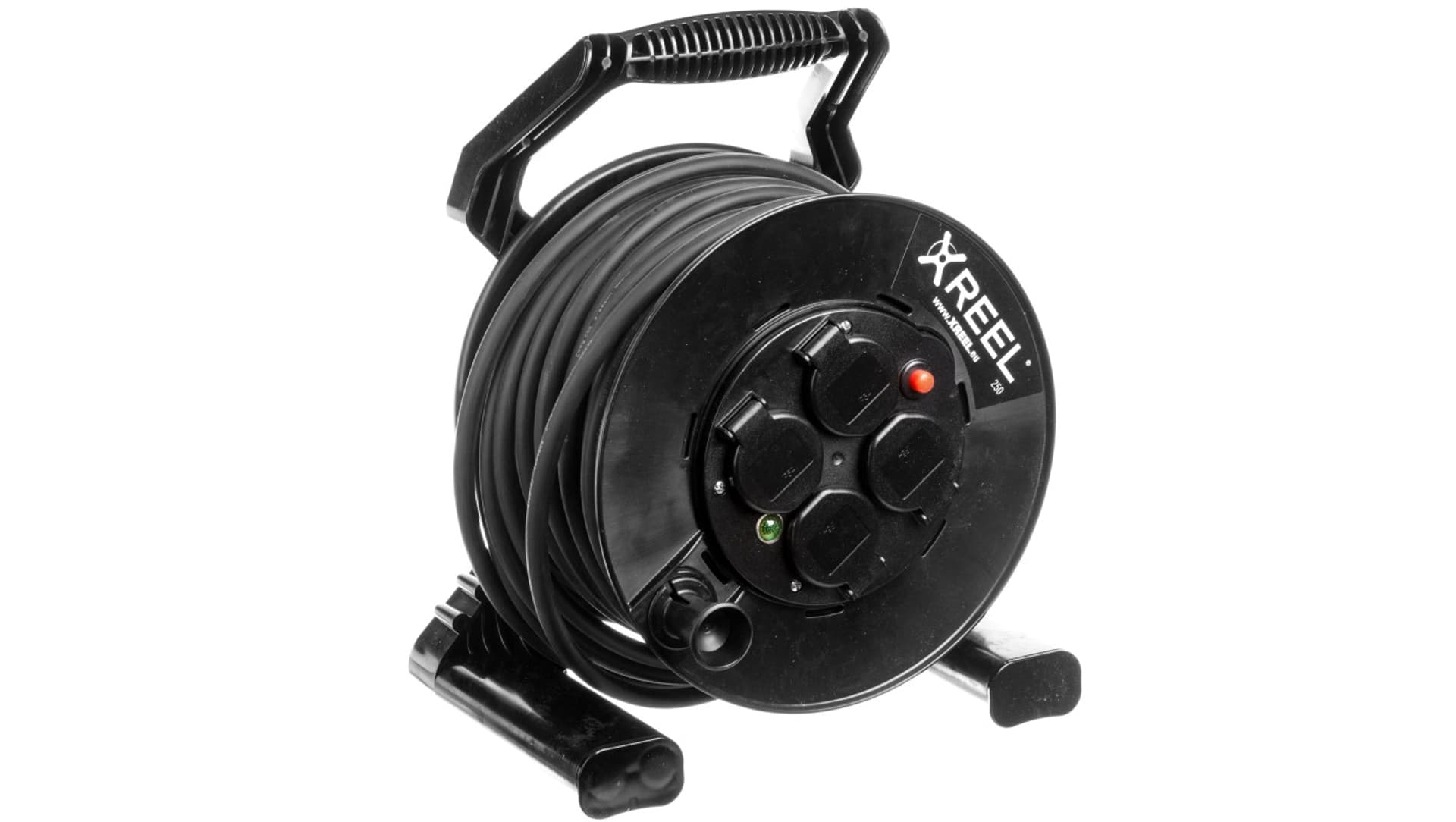 

Przedłużacz bębnowy XREEL 40mb H05RR-F 3x2,5 IP44 4xGS 230V 92501H48273