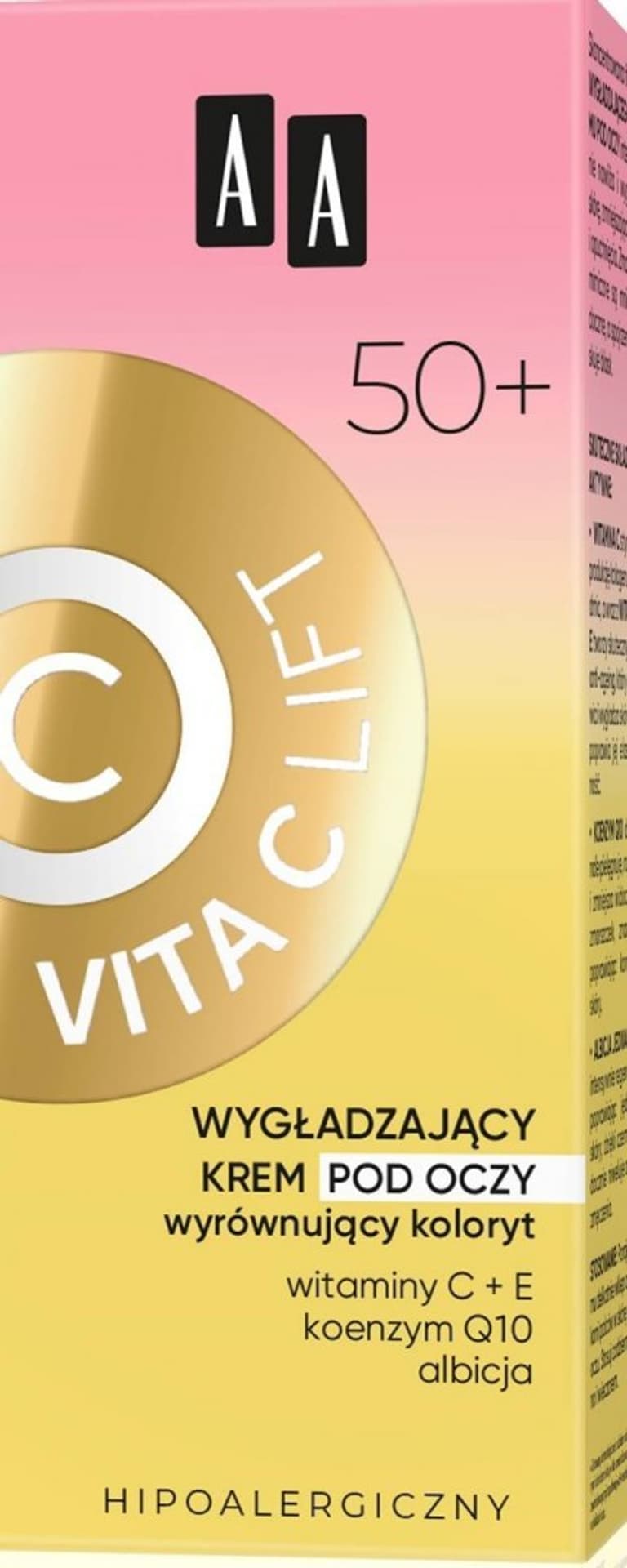

AA VITA C LIFT Wygładzający krem podoczy