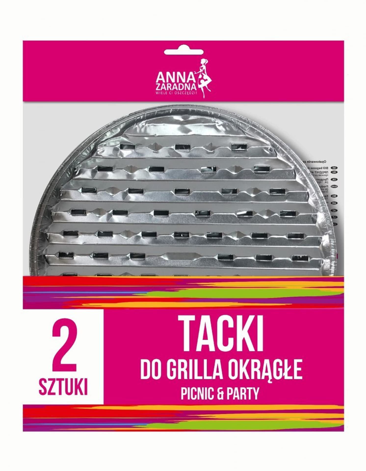 

ANNA ZARADNA Tacki do grilla okragle A`2