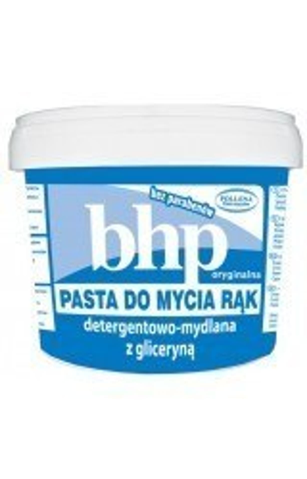 

BHP Pasta do mycia rąk detergentowa-mydlana z gliceryną 500g