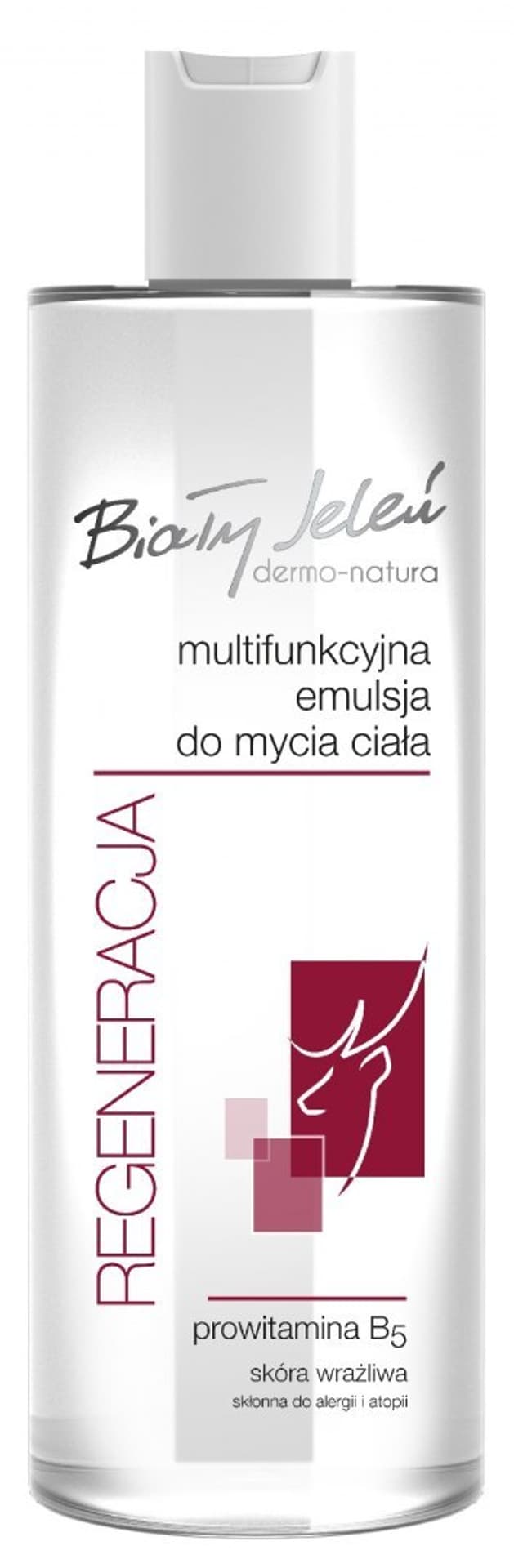 

Biały Jeleń Dermo-Natura Multifunkcyjna Emulsja do mycia ciała - Regeneracja 400ml