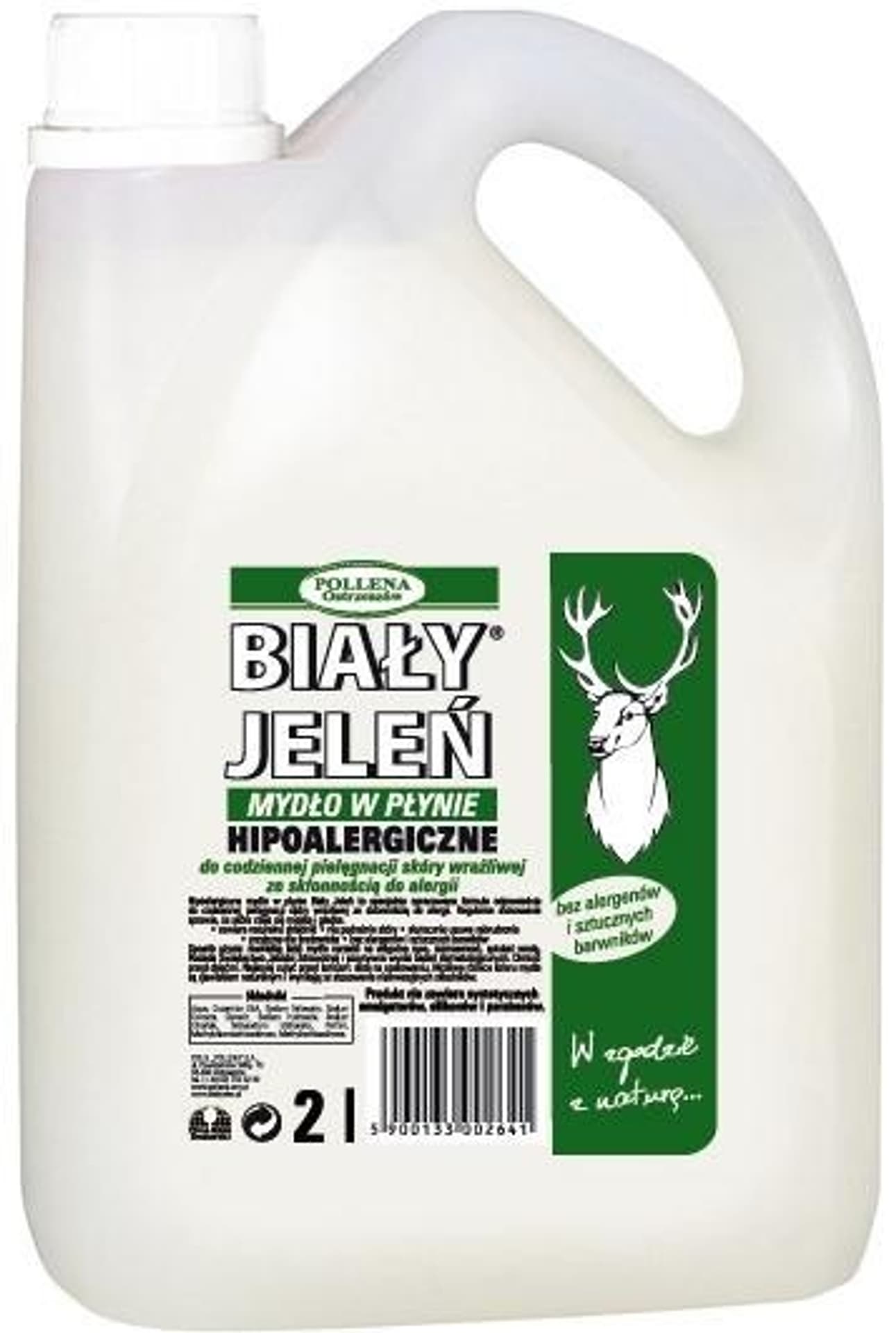 

Biały Jeleń Mydło hipoalergiczne w płynie 2l