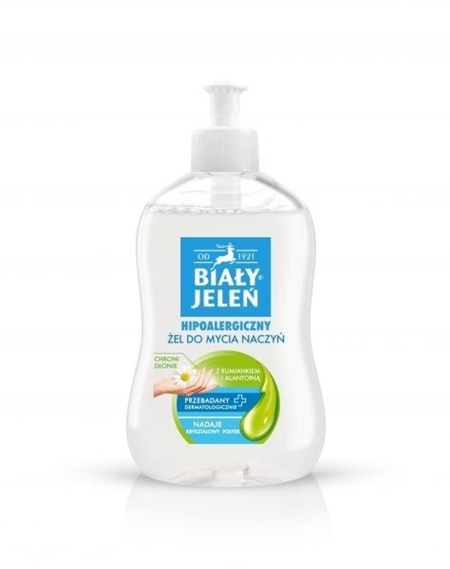 

Biały Jeleń Żel do mycia maczyń z rumiankiem i alantoiną 500ml