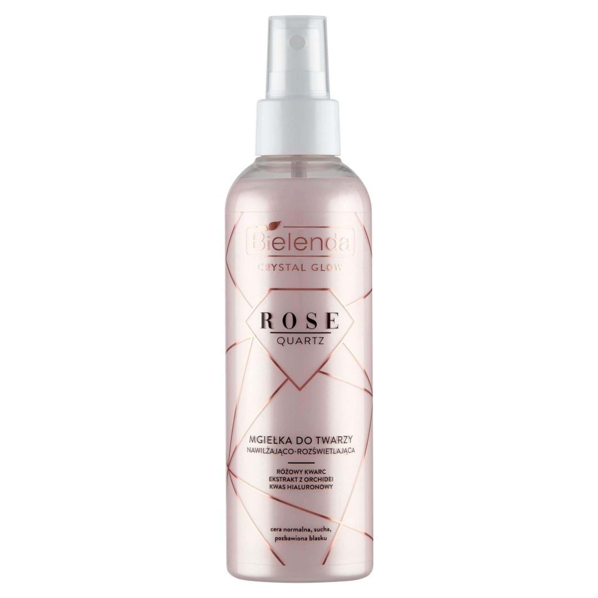 

Bielenda Crystal Glow Rose Quartz Mgiełka do twarzy nawilżająco - rozświetlająca 200ml