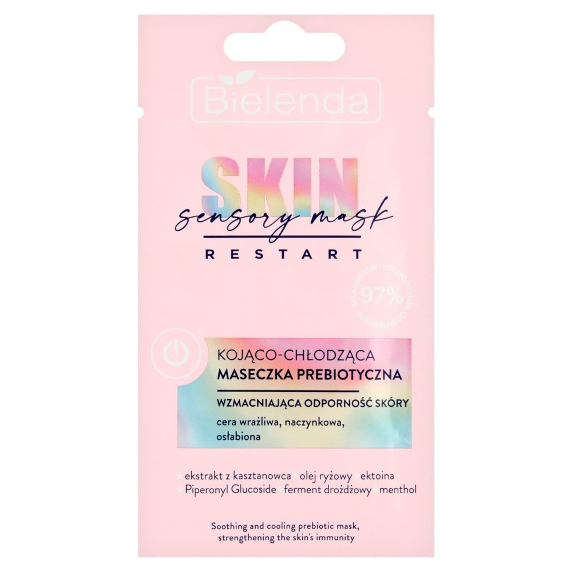 

Bielenda Skin Restart Sensory Mask Kojąco Chłodząca Maseczka prebiotyczna - wzmacniająca odporność skóry 8g