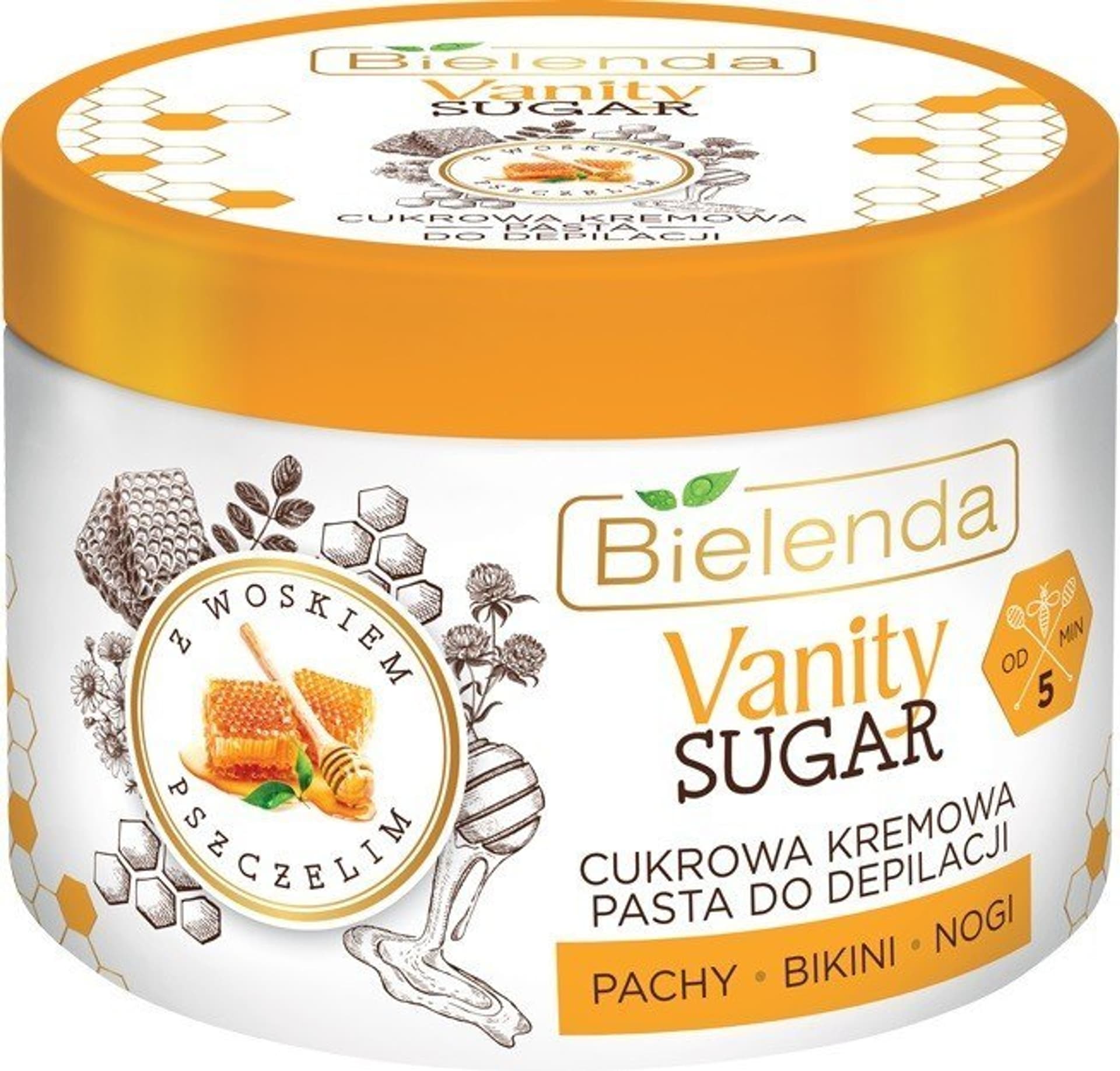 

Bielenda Vanity Sugar Cukrowa Kremowa Pasta do depilacji - bikini,pachy,nogi 100g