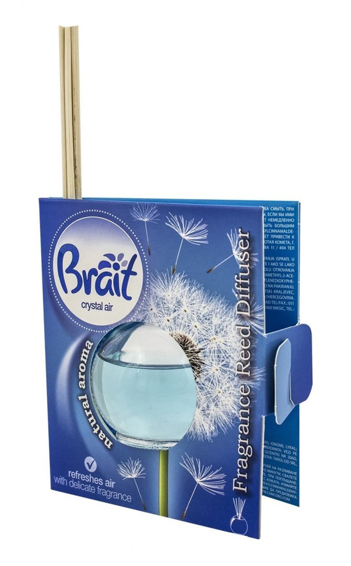 

Brait Natural Aroma Patyczki zapachowe Crystal Air 40ml
