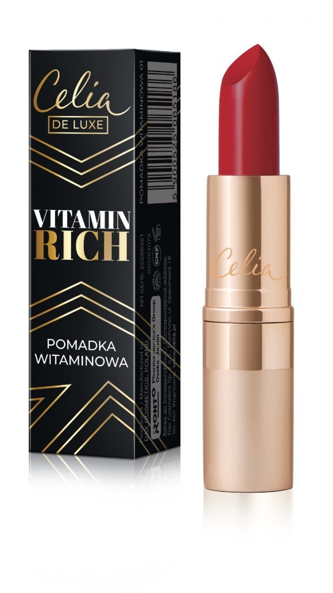

Celia De Luxe Pomadka do ust nawilżająca Vitamin Rich Nr06