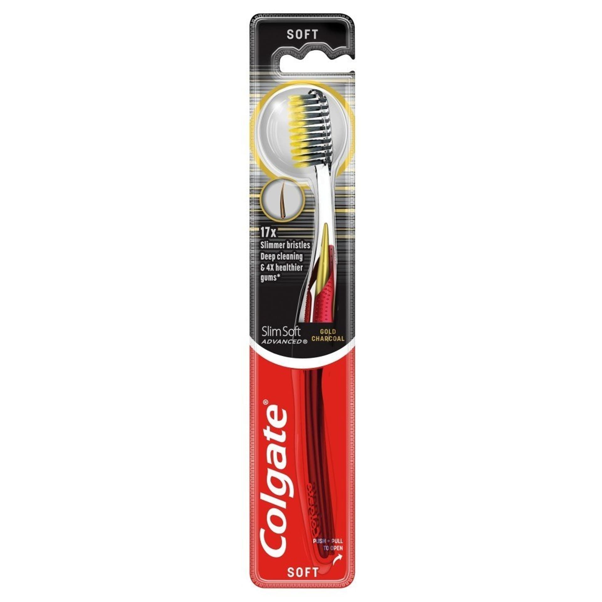 

Colgate Szczoteczka do zębów Slim Soft Adveced Gold Charcoal - soft 1szt