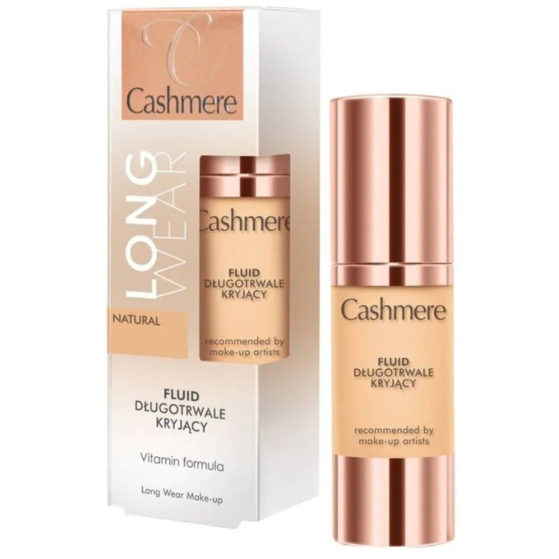 

Dax Cosmetics Cashmere Long Wear Fluid długotrwale kryjący - Natural 30ml