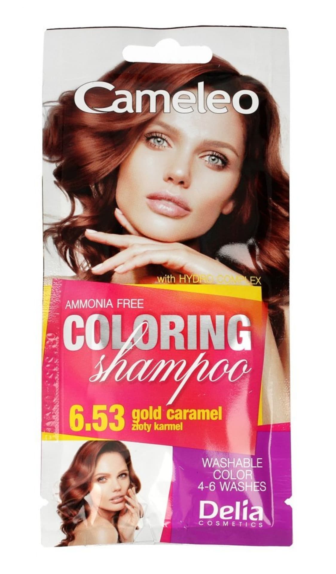 

Delia Cosmetics Cameleo Szampon koloryzujący nr 6.53 Złoty Karmel 1szt