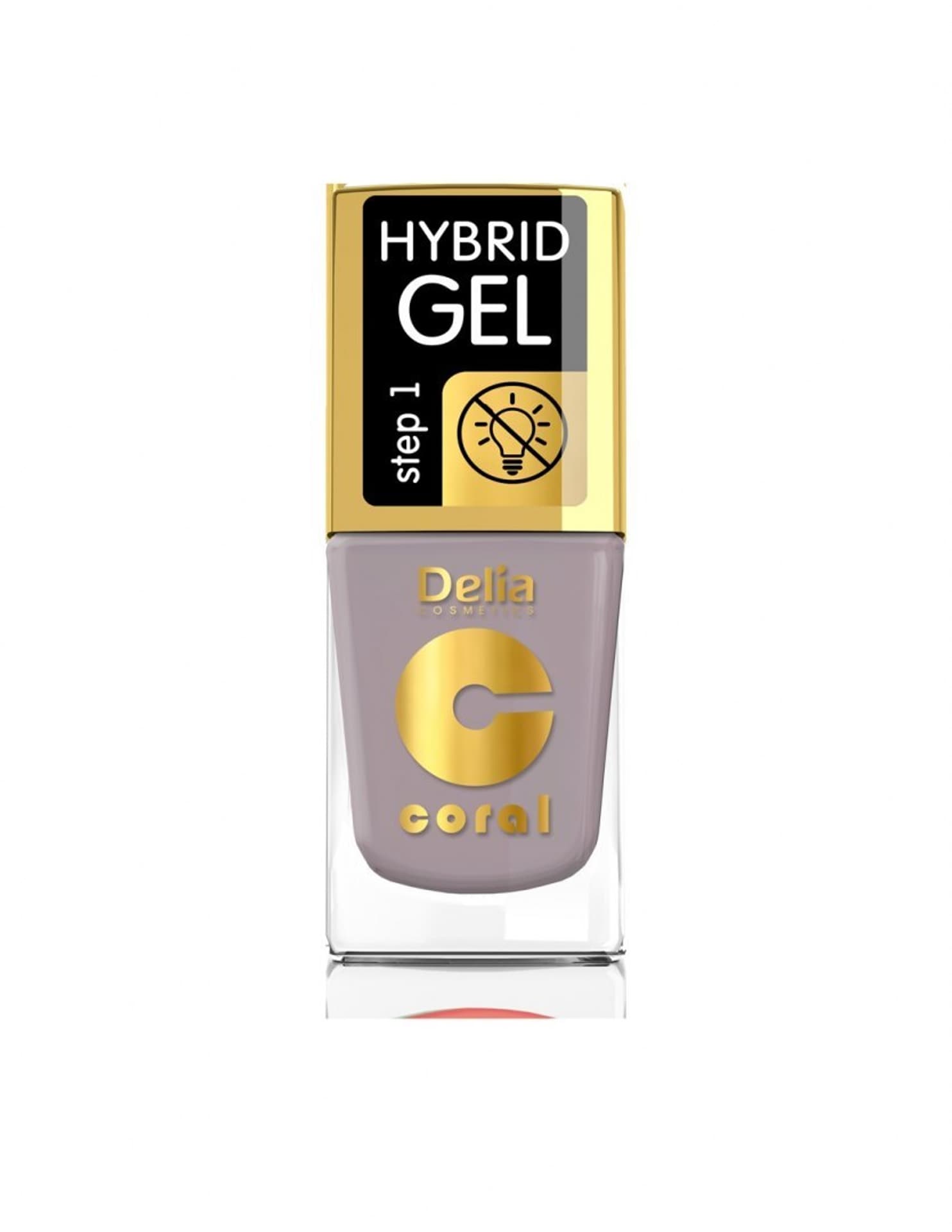 

Delia Cosmetics Coral Hybrid Gel Emalia do paznokci nr 57 Kawa 11ml