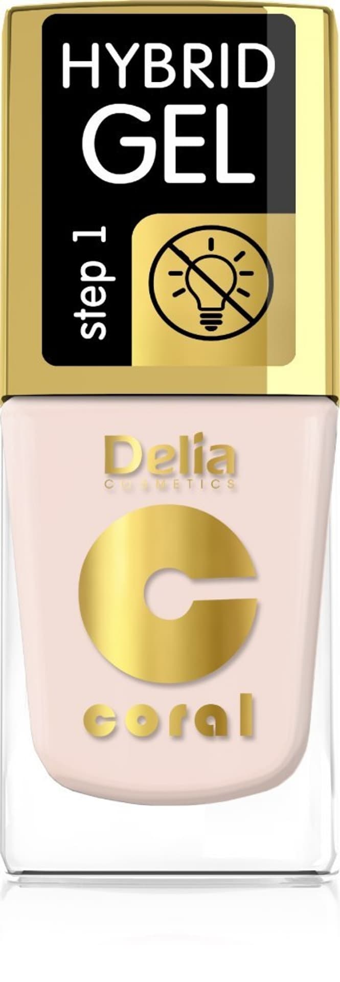 

Delia Cosmetics Coral Hybrid Gel Emalia do paznokci nr 82 11ml