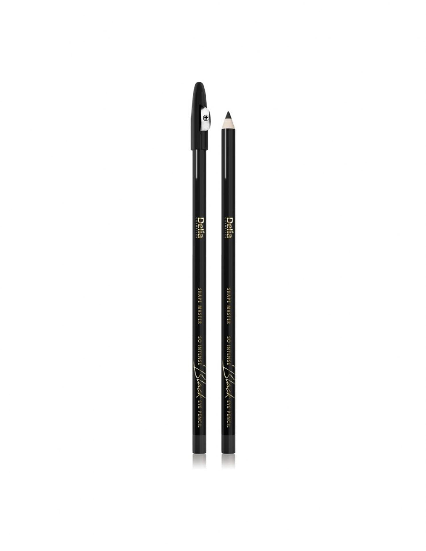 

Delia Cosmetics Shape Master Kredka do oczu So Intense z temperówką - czarna 1szt
