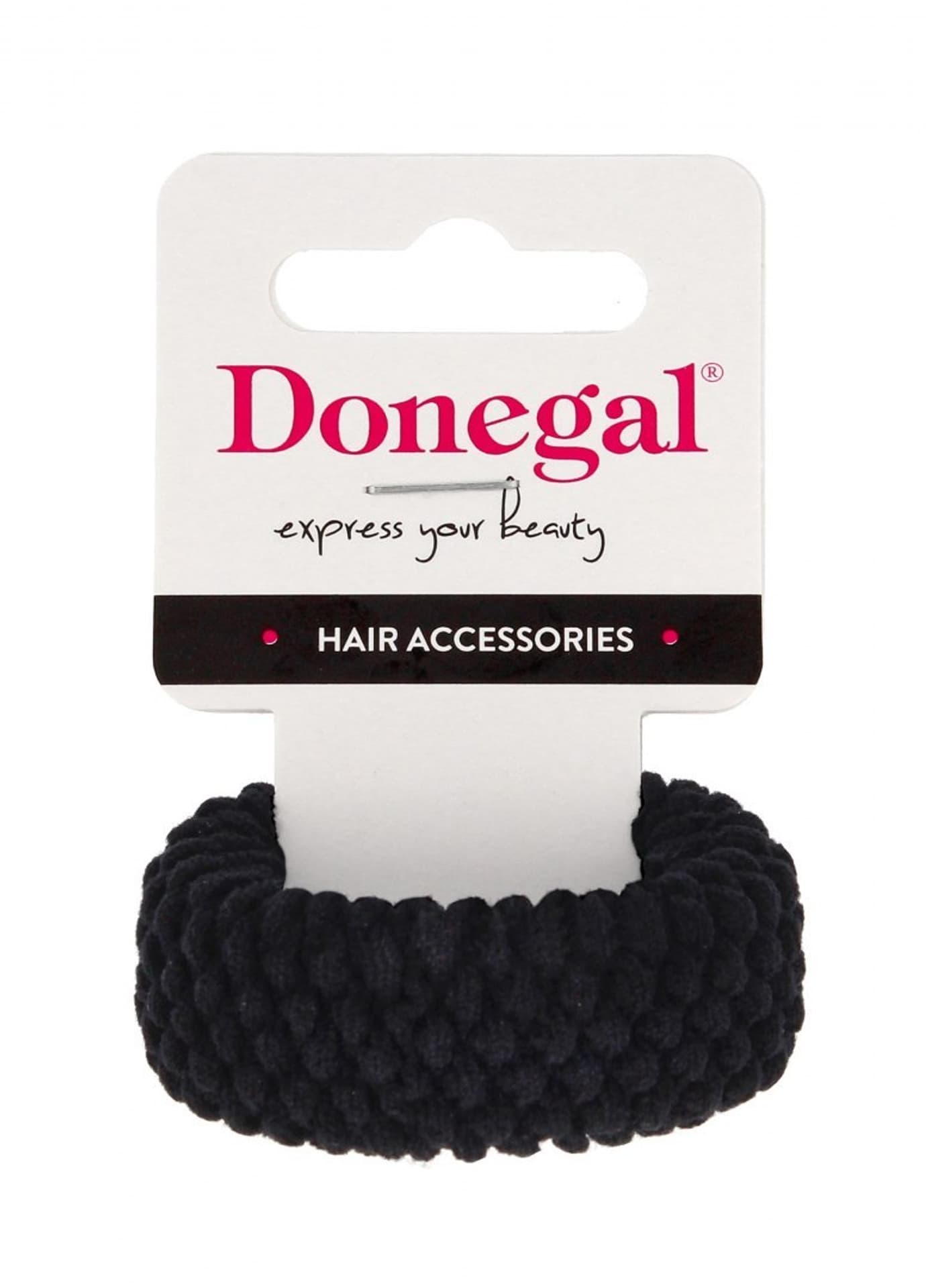 

DONEGAL Ozdoby do włosów - Frotka do włosów czarna (FA-5718) 1szt, Fa-5718) 1sz