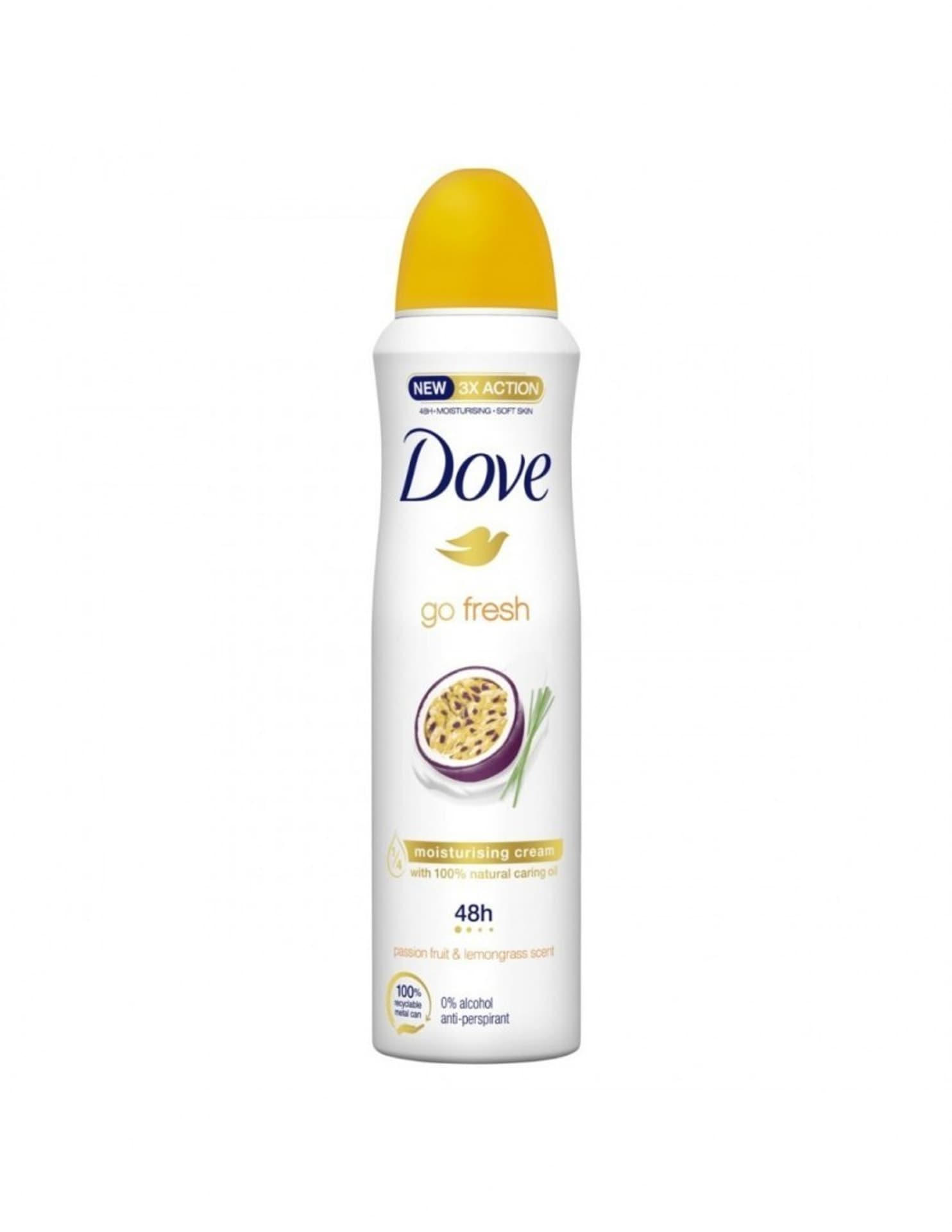 

Dove Go Fresh Dezodorant anti-perspirant w sprayu Passion Fruit & Lemongrass 150ml