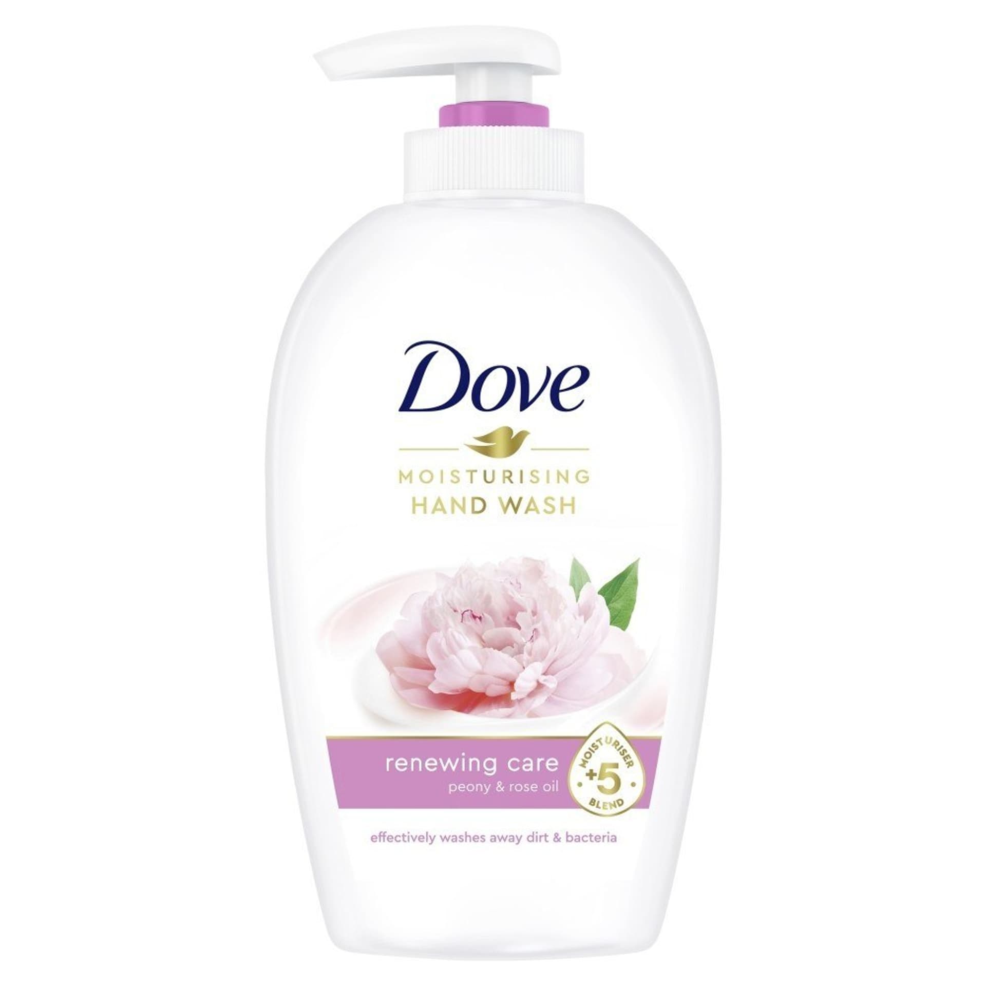 

Dove Hand Wash Nawilżające Mydło w płynie Renewing Care - Peony & Rose Oil 250ml