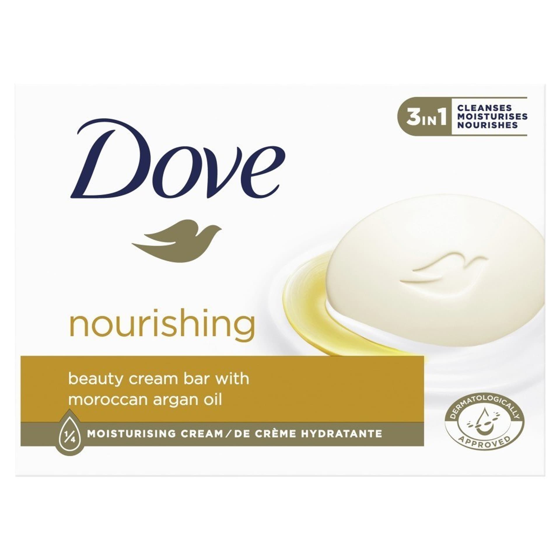 

Dove Odżywcze Mydło w kostce 3w1 - Moroccan Argan Oil 90g