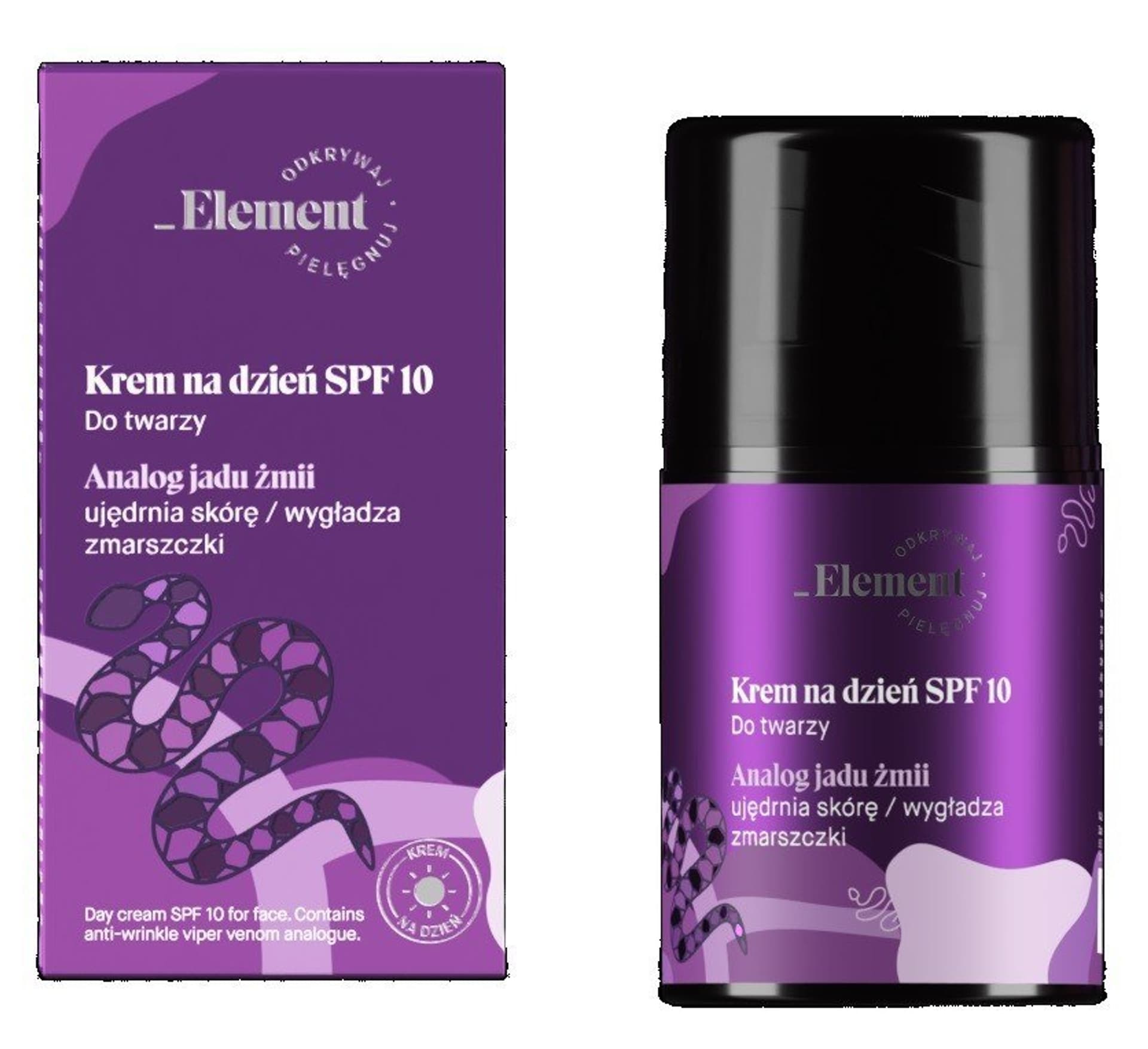 

Element Analog Jadu Żmii Krem na dzień SPF10 ujędrniająco-wygładzający 50ml