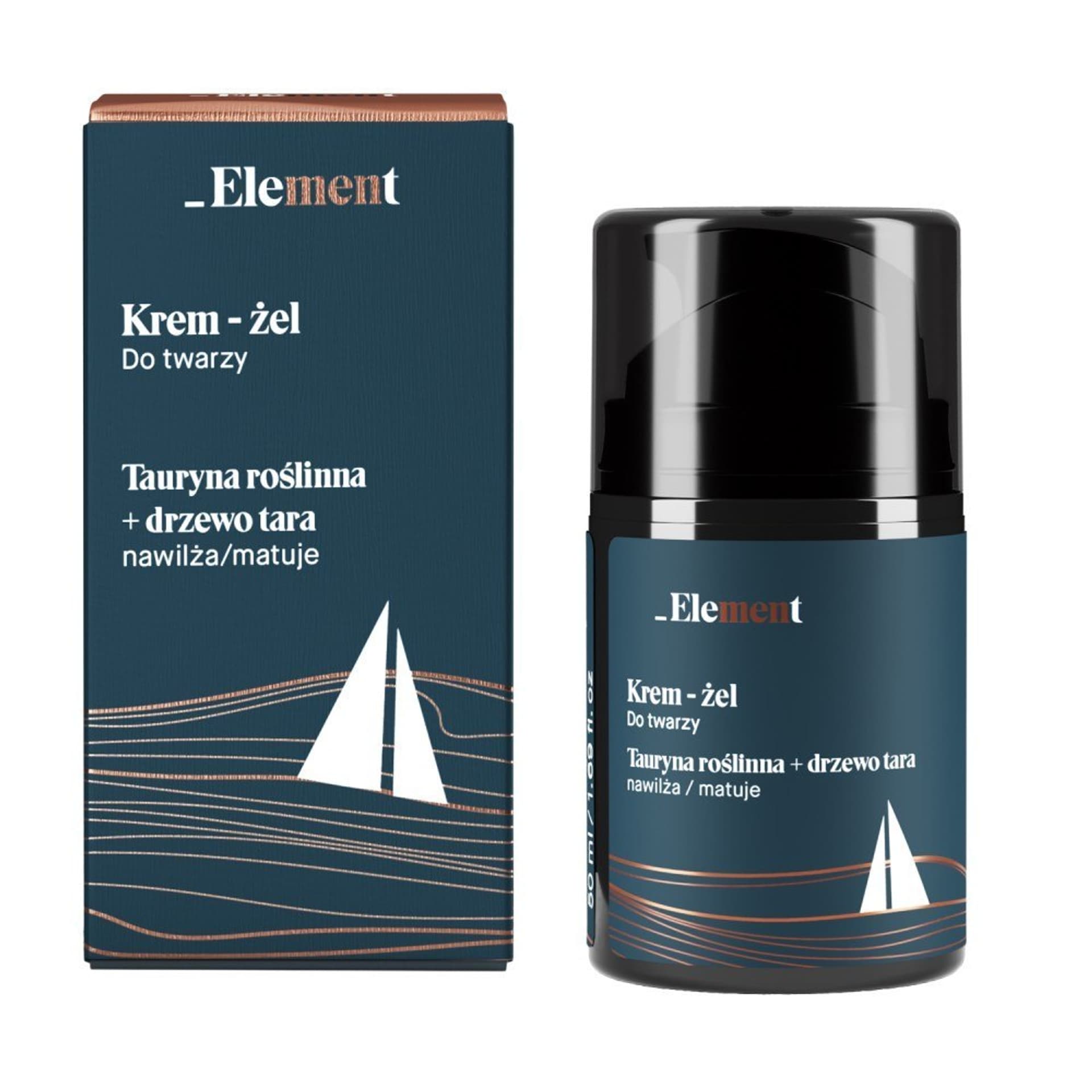 

Element Men Krem-żel do twarzy Tauryna Roślinna + Drzewo Tara 50ml