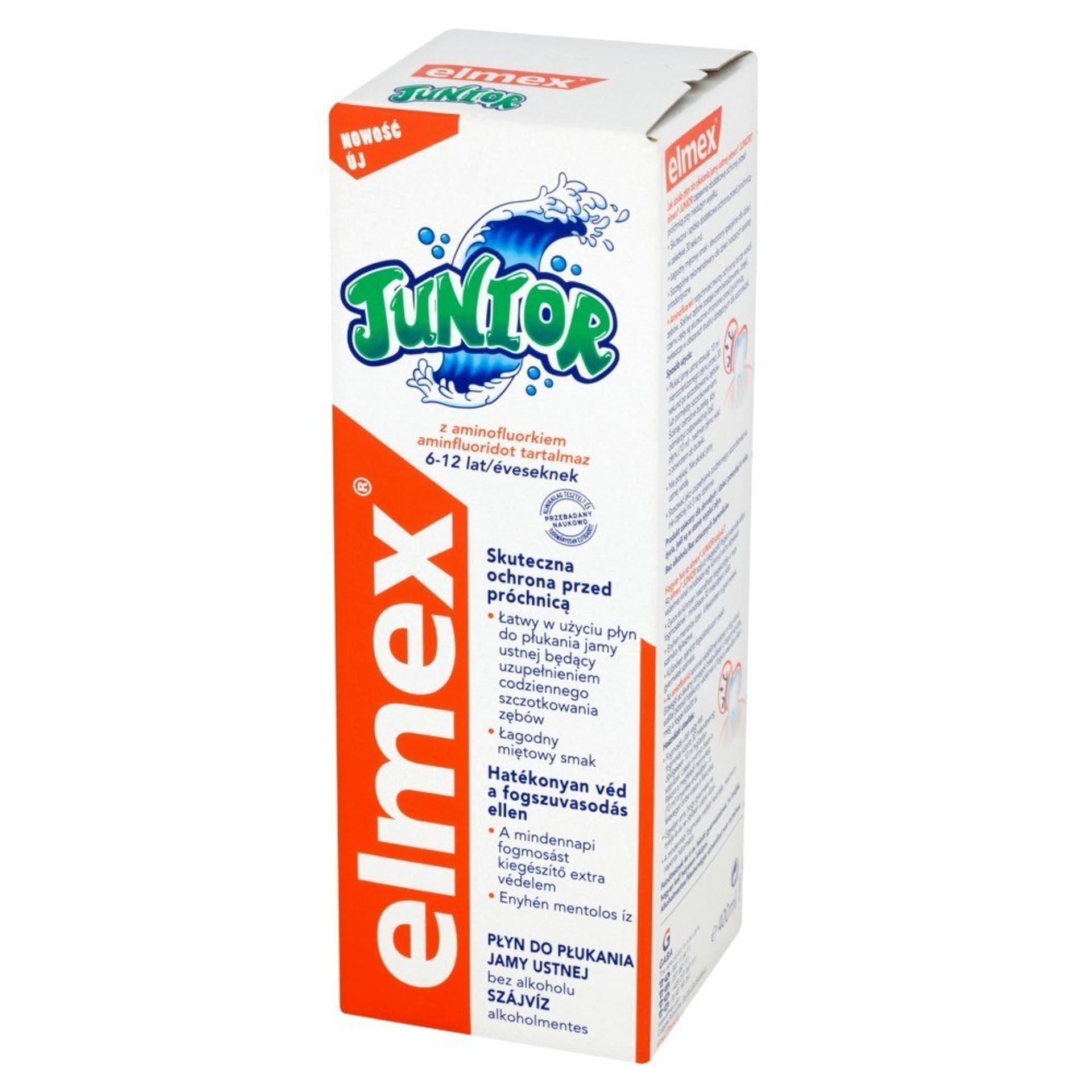 

Elmex Junior Płyn do płukania jamy ustnej dla dzieci 6-12 lat 400ml