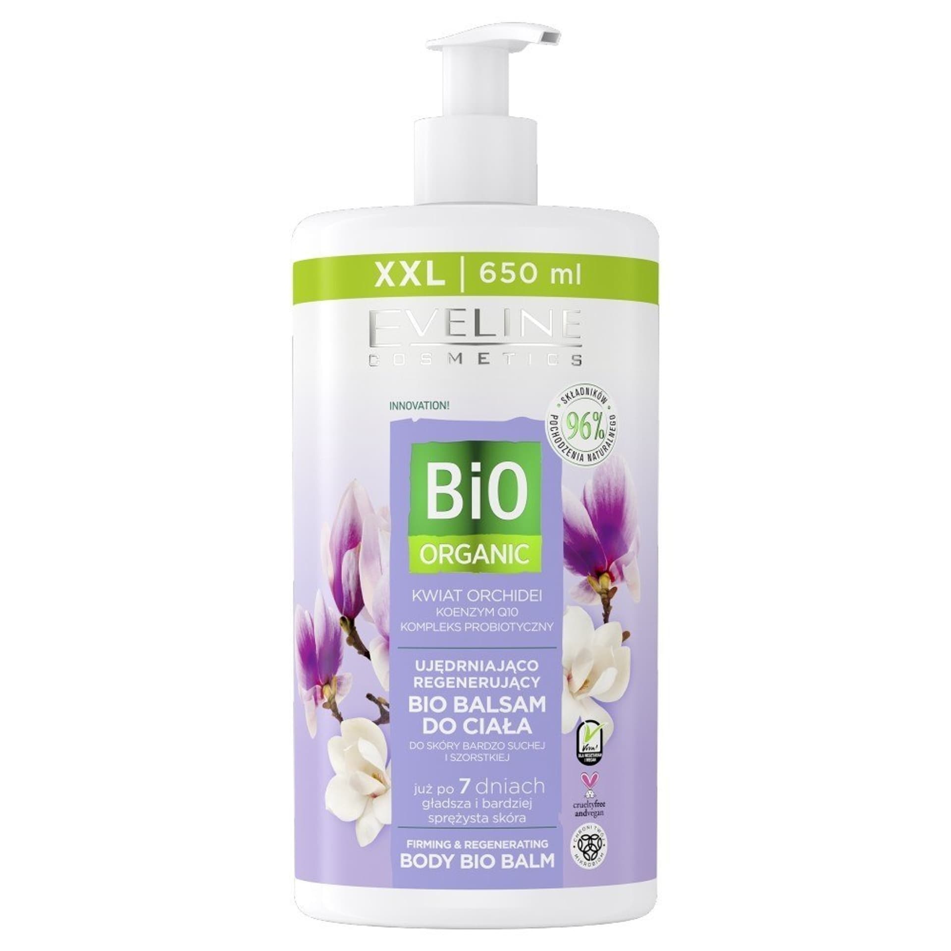 

Eveline Bio Organic Ujędrniająco-Regenerujący Bio Balsam do ciała Kwiat Orchidei 650ml