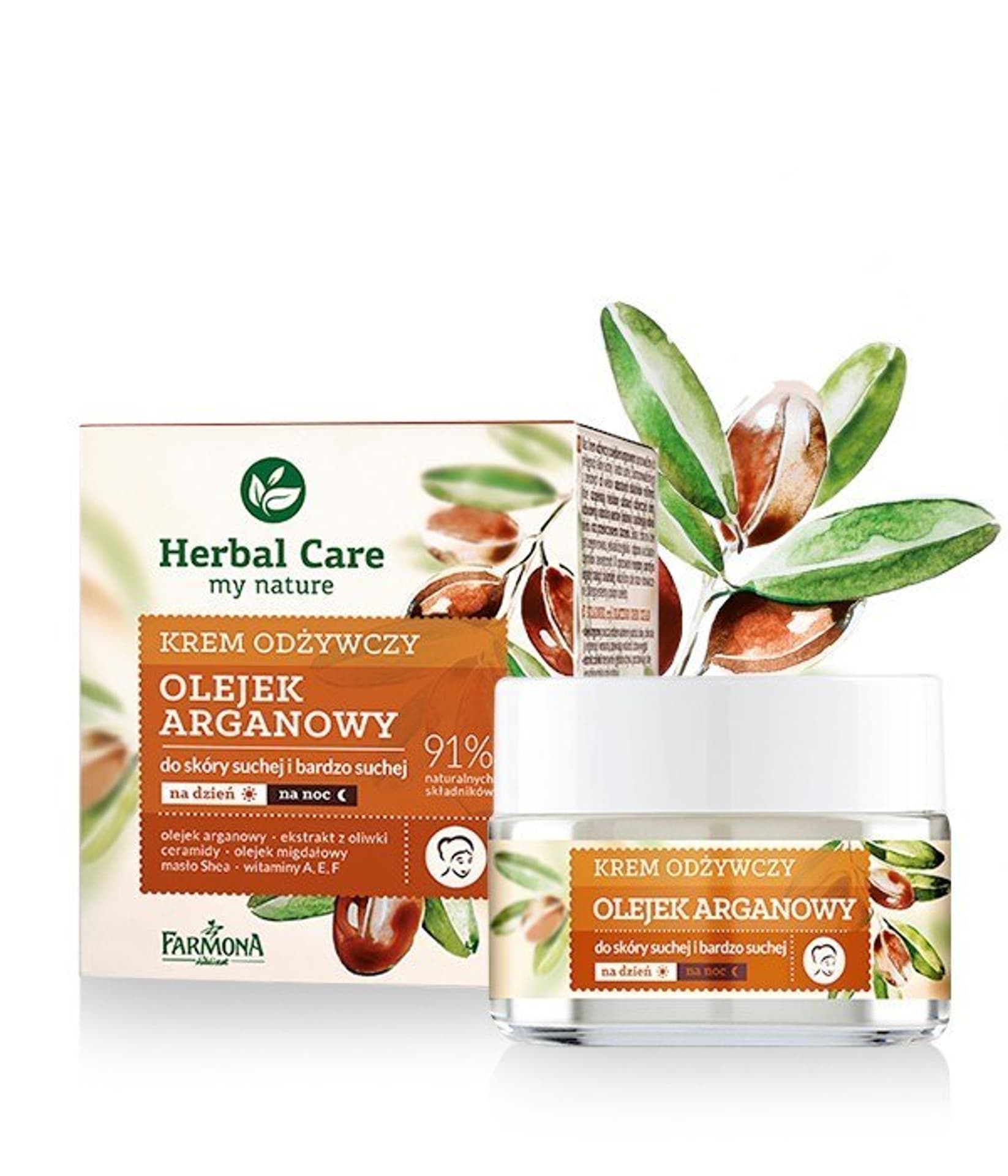 

Farmona Herbal Care Krem odżywczy z olejkiem arganowym na dzień i noc 50ml